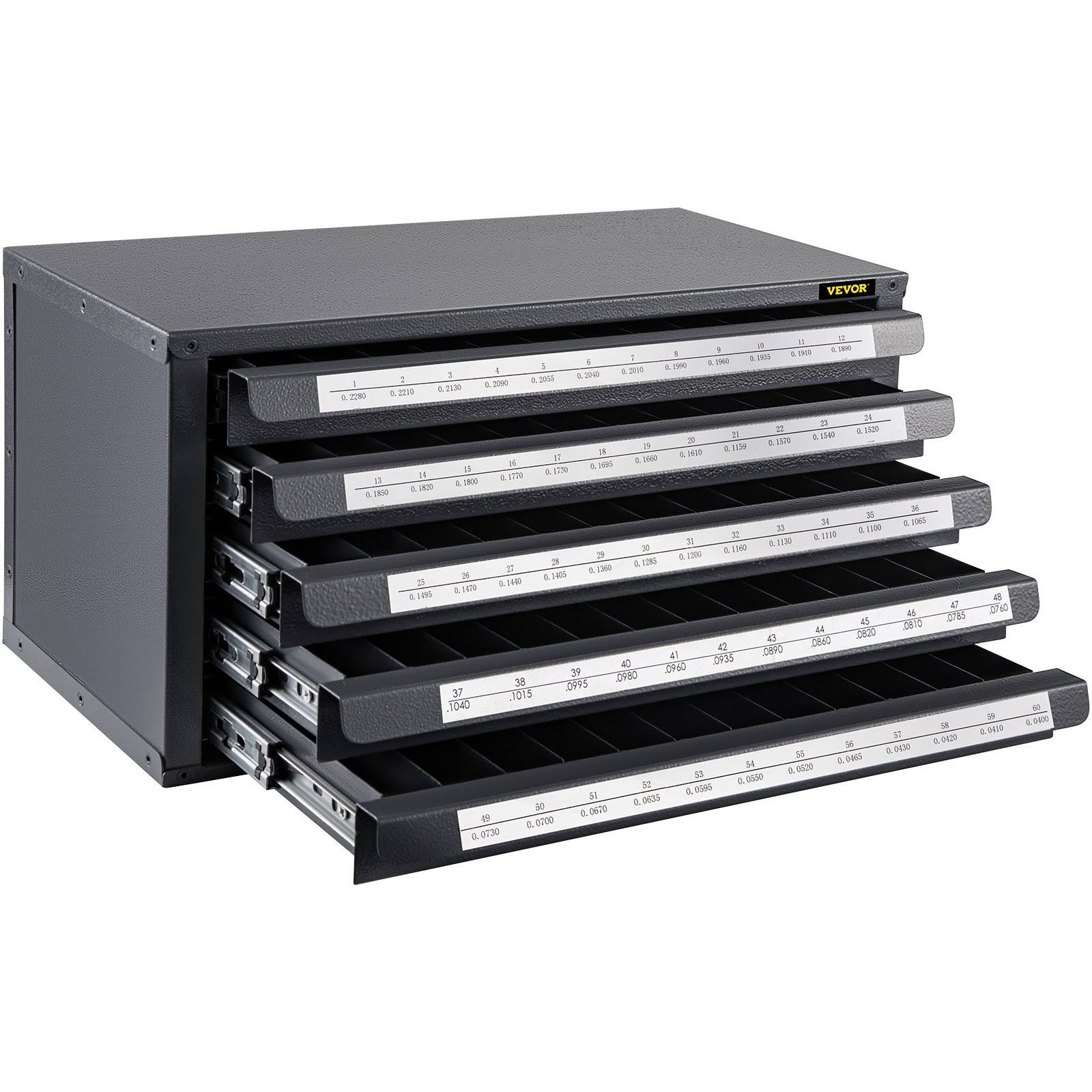 Vevor Drill Bit Dispenser Cabinet Five-Drawer Drill Bit Dispenser 60-Compartment Drill Bit Organizer Cabinet Wcztfpxd160wcgxxbv0 UT_BJ5VNES8
