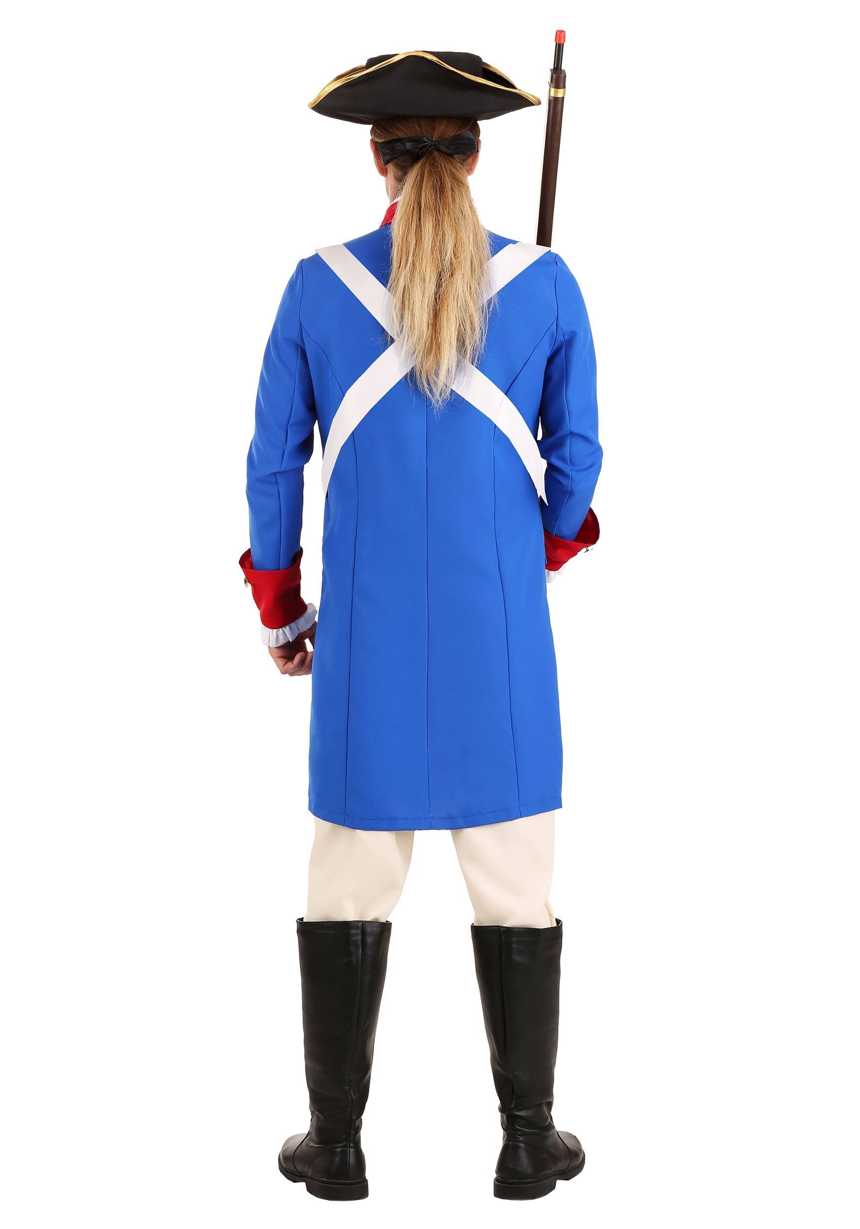 Men's American Revolution Soldier Costume, Size: Medium YU_FNYS0IYB