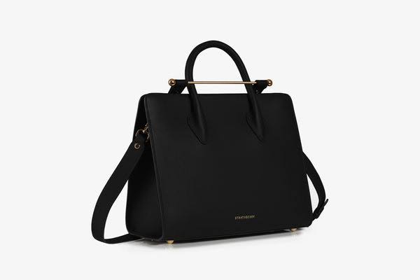 Strathberry Midi Leather Tote In Black BV_AS88AEX7 Strathberry Midi Leather Tote In Black BV_AS88AEX7