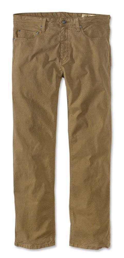 Orvis 5 Pocket Stretch Twill Pants, 34 Inch / 33 / Field Khaki I2_8XNHZDUT
