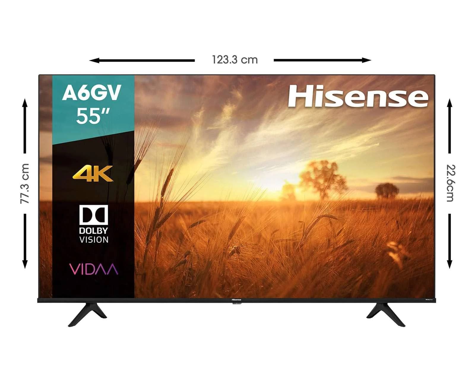 Hisense 55 A6 Series 4k Uhd Smart Vidaa Tv RY_NGXHOVL6