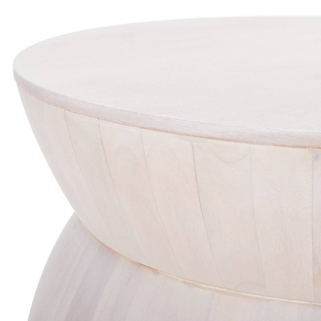 Champlain Drum Coffee Table Steelside Color: White Wash KC_6RDYPARN Champlain Drum Coffee Table Steelside Color: White Wash KC_6RDYPARN