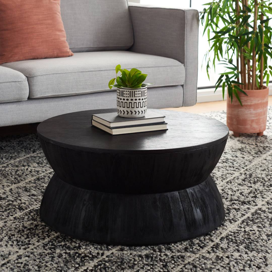 Champlain Drum Coffee Table Steelside Color: White Wash KC_6RDYPARN Champlain Drum Coffee Table Steelside Color: White Wash KC_6RDYPARN