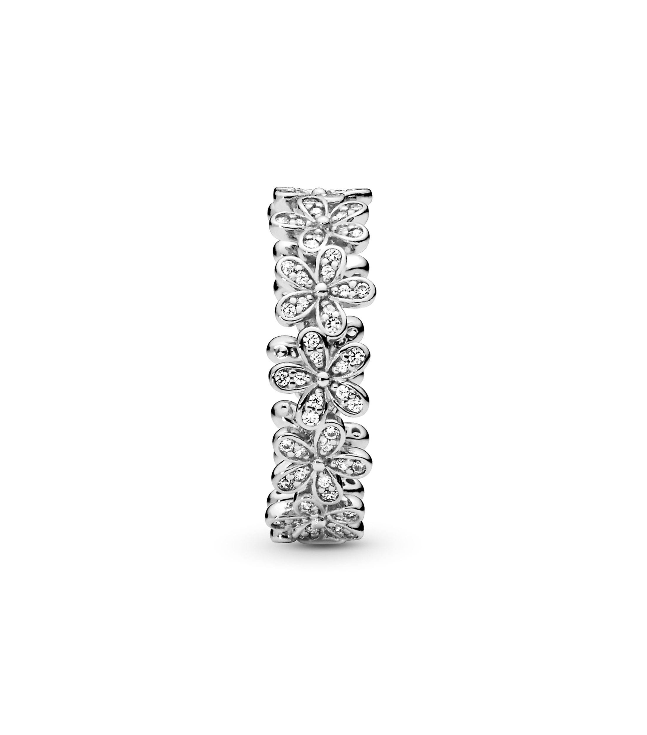 Pandora Dazzling Daisy Meadow Ring Sterling Silver - Size 7.5 BG_XNQFFR30 Pandora Dazzling Daisy Meadow Ring Sterling Silver - Size 7.5 BG_XNQFFR30