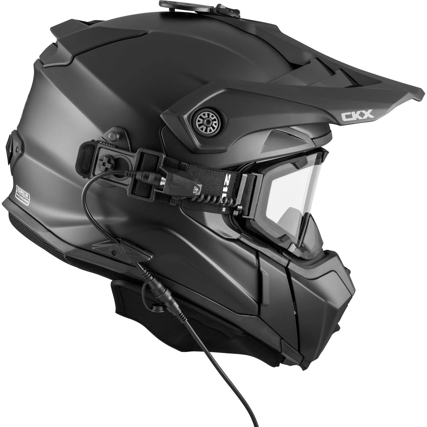 Ckx Titan Electric Matte Black Helmet Size Small | Speedaddicts.Com Y8_HME2YOGQ