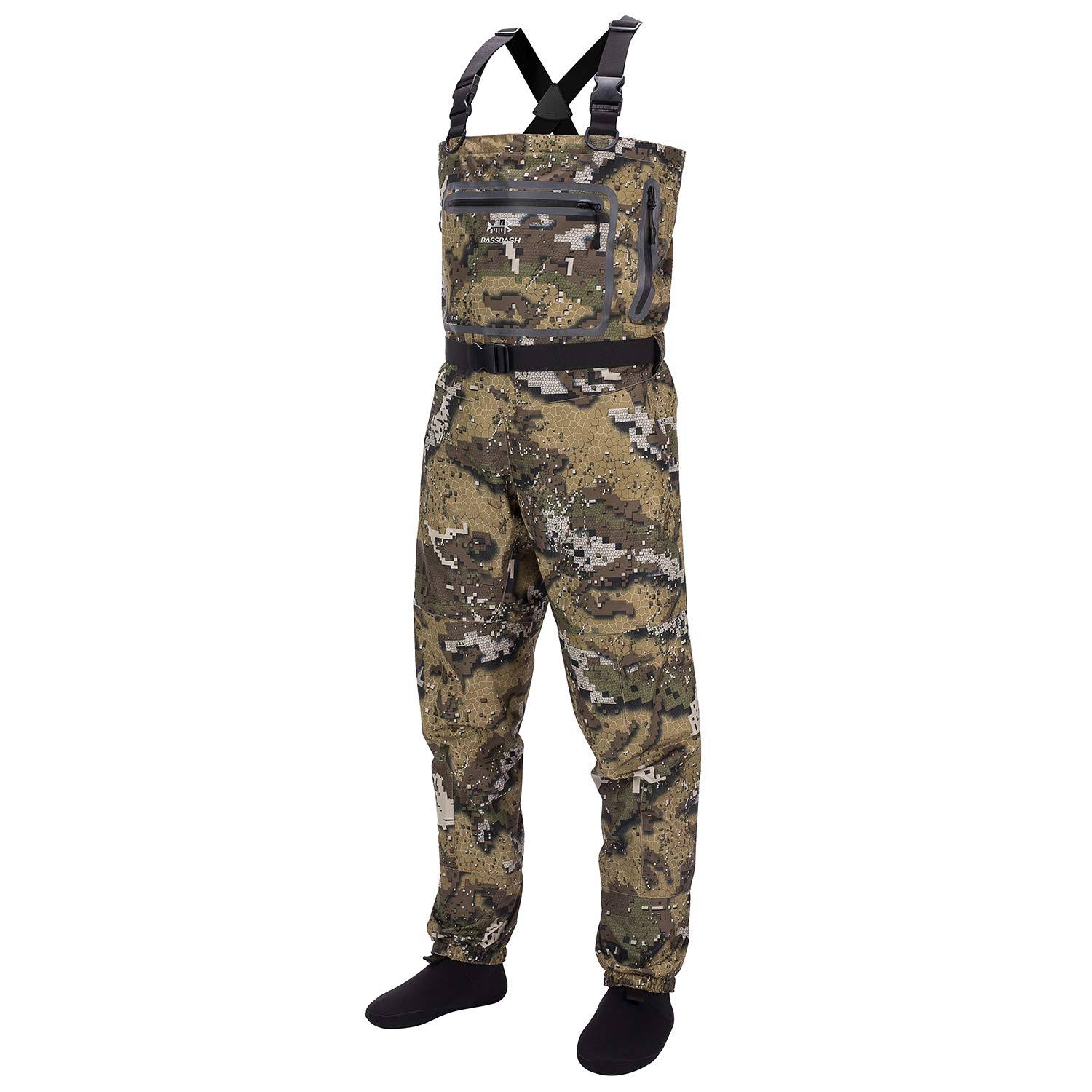 Bassdash Breathable Ultra Lightweight Veil Camo Chest Stocking Foot Fishing Hunting Waders For Men O0_ANGFSEN3 Bassdash Breathable Ultra Lightweight Veil Camo Chest Stocking Foot Fishing Hunting Waders For Men O0_ANGFSEN3