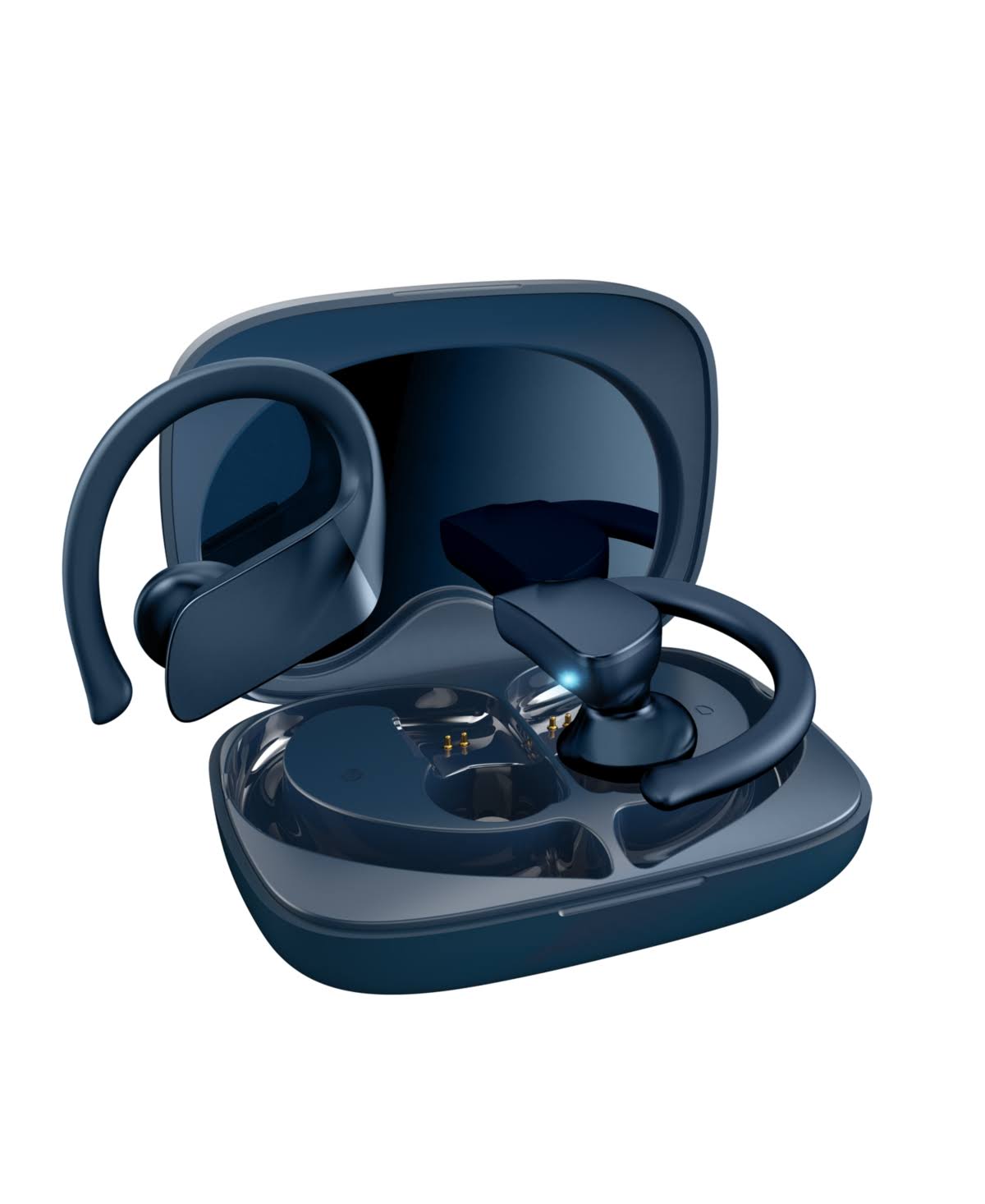 Brookstone Anti Slip Bluetooth Earbuds - Blue LC_RCS54JRO Brookstone Anti Slip Bluetooth Earbuds - Blue LC_RCS54JRO