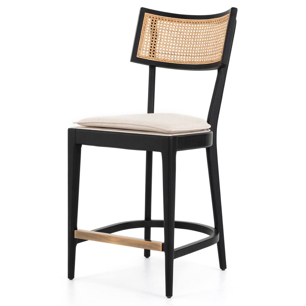 Four Hands - Britt Stool - Brushed Ebony - Counter JM_IVB99LAJ