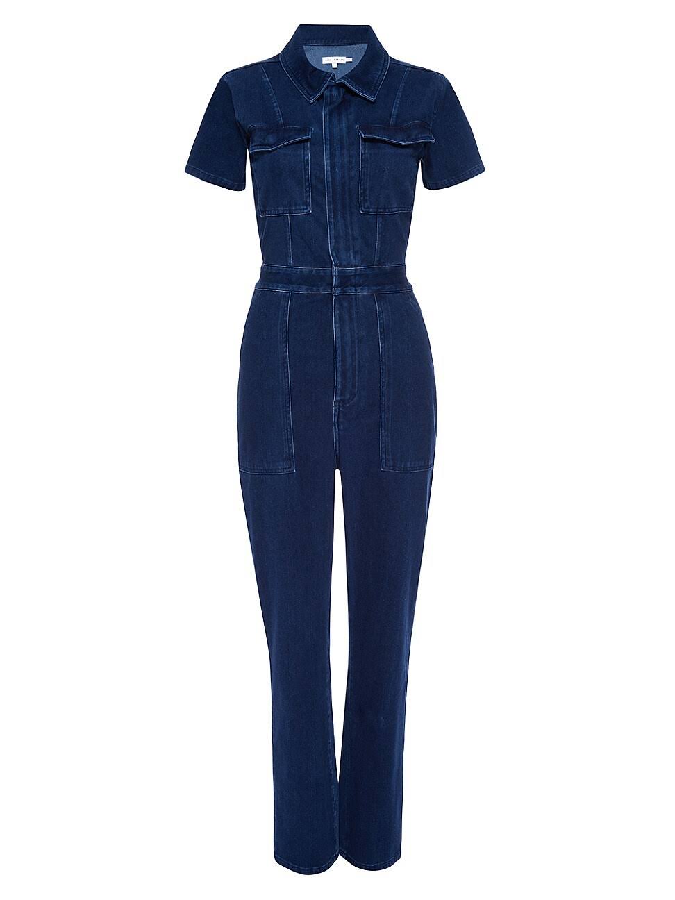 Good American Women's Fit For Success Jumpsuit - Indigo - Size Medium RT_UARNZ2B7