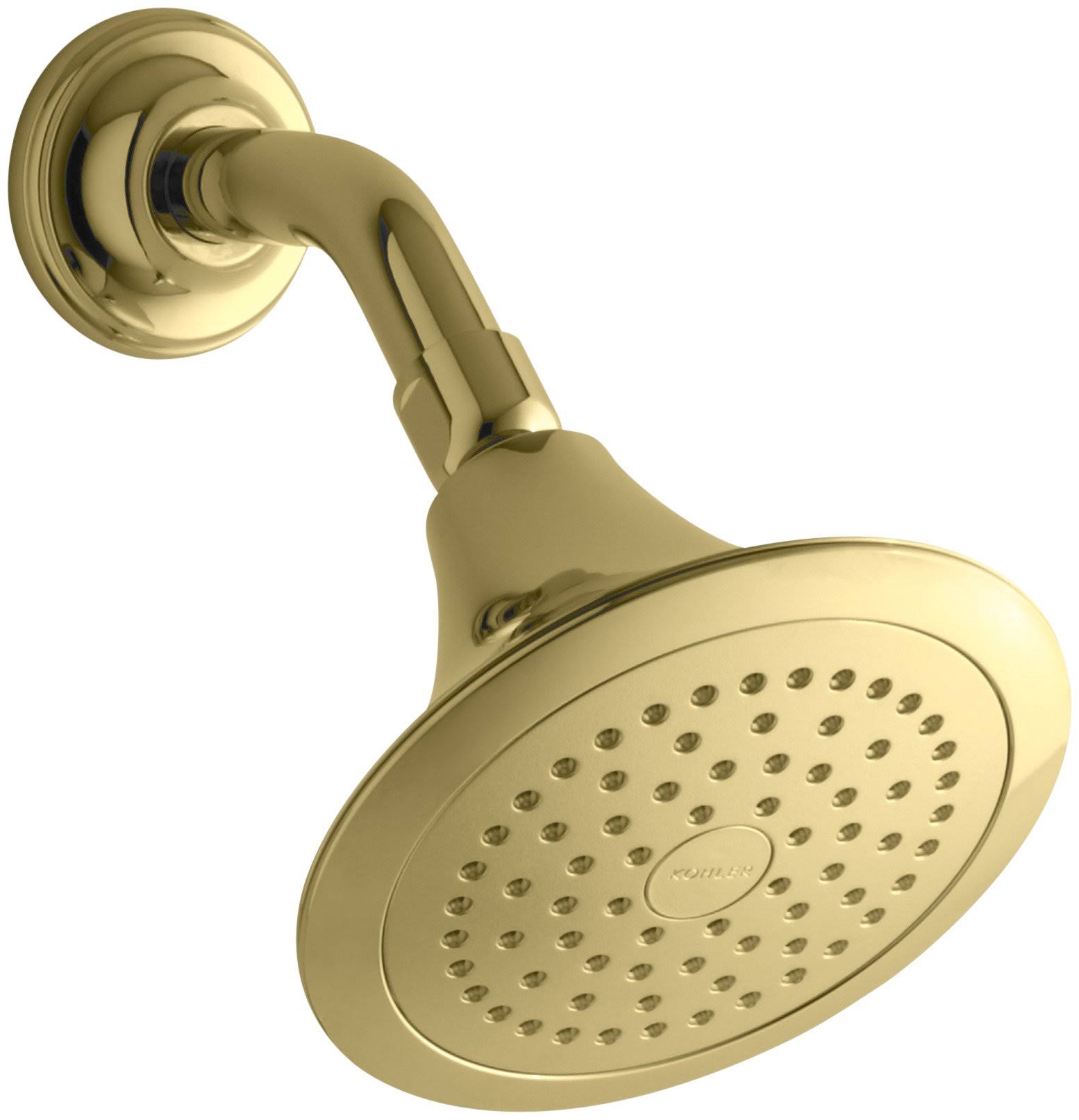 Kohler K-10282-Ak-Pb Vibrant Polished Brass Forte Single-Function Showerhead, 2.5 Gpm FZ_QQXOJZU1