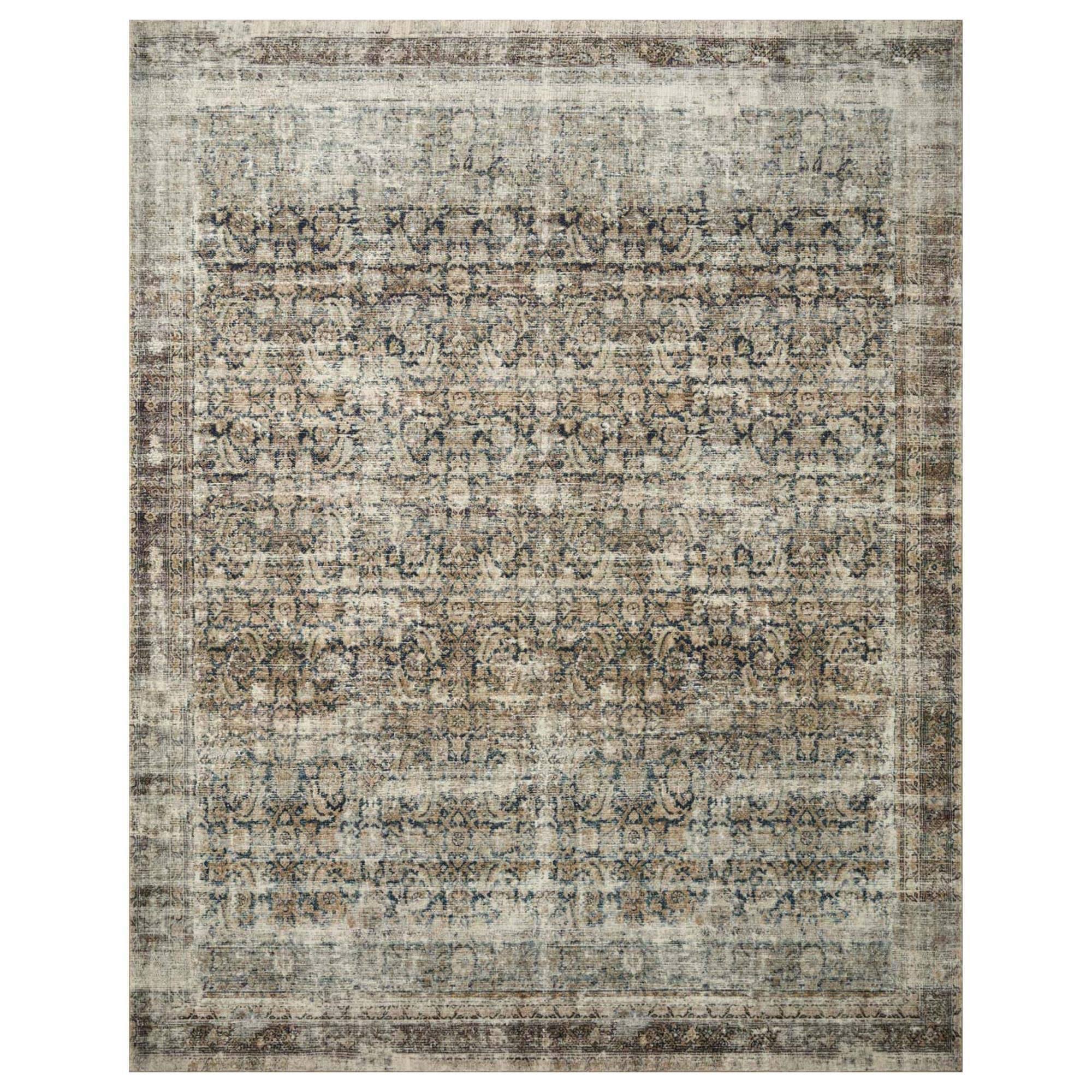 Amber Lewis X Loloi Morgan Mog-02 8'3 X 11'3 Area Rug - Navy, Sand U1_WYPR43KM