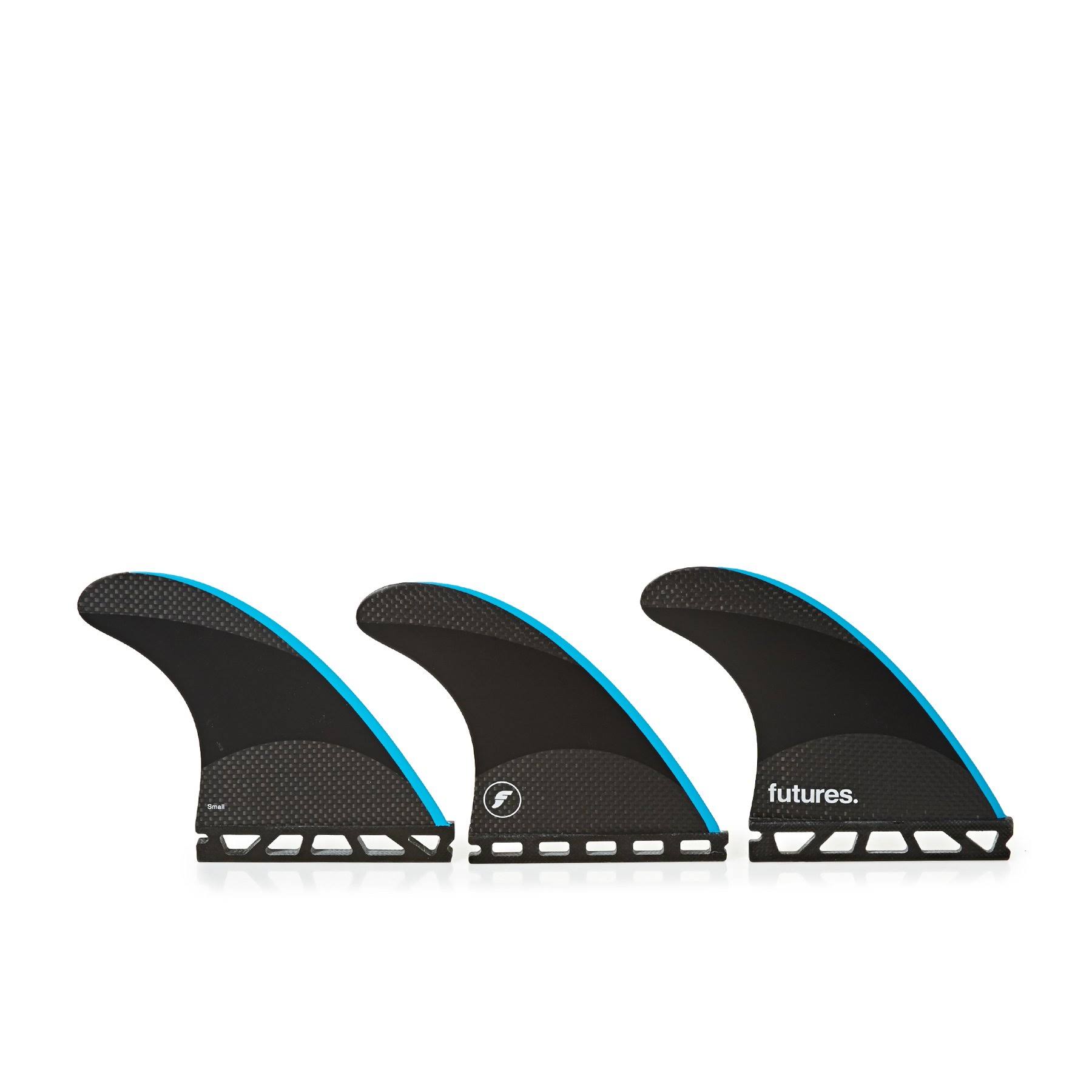 Futures John John Techflex Thruster Fin Small / Black/Neon Blue 0Q_EJWKHIKB Futures John John Techflex Thruster Fin Small / Black/Neon Blue 0Q_EJWKHIKB