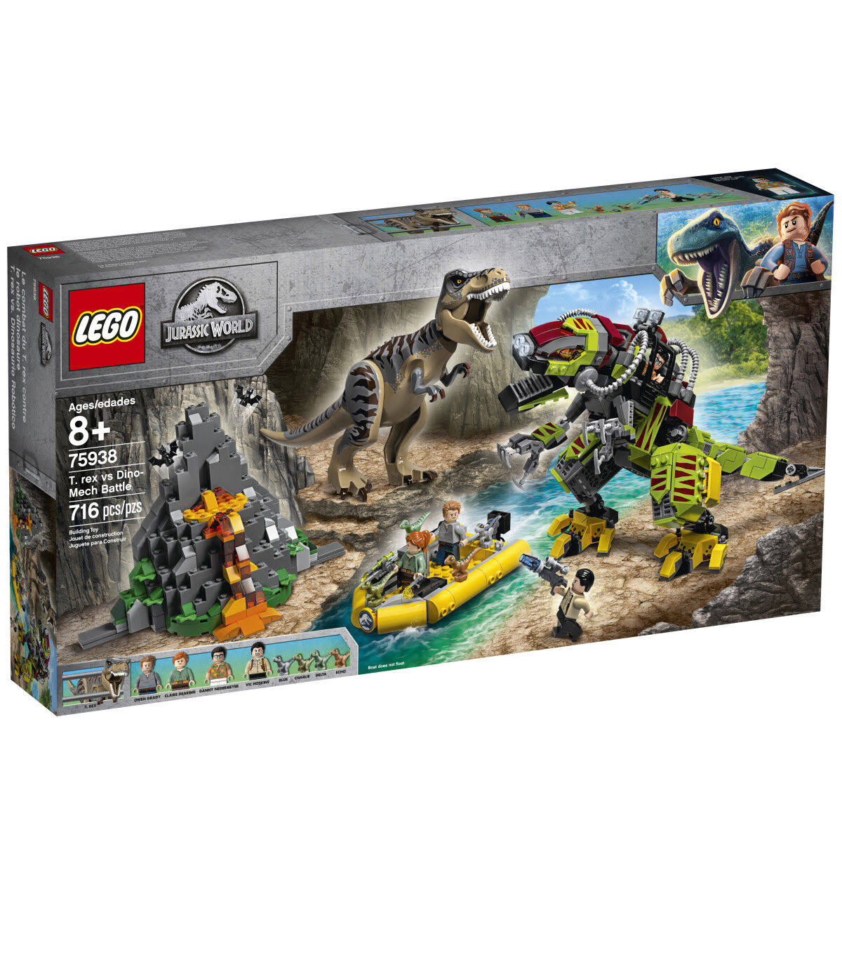 Lego Jurassic World T. Rex Vs Dino-Mech Battle Set 75938 FP_PKTT8YS1 Lego Jurassic World T. Rex Vs Dino-Mech Battle Set 75938 FP_PKTT8YS1