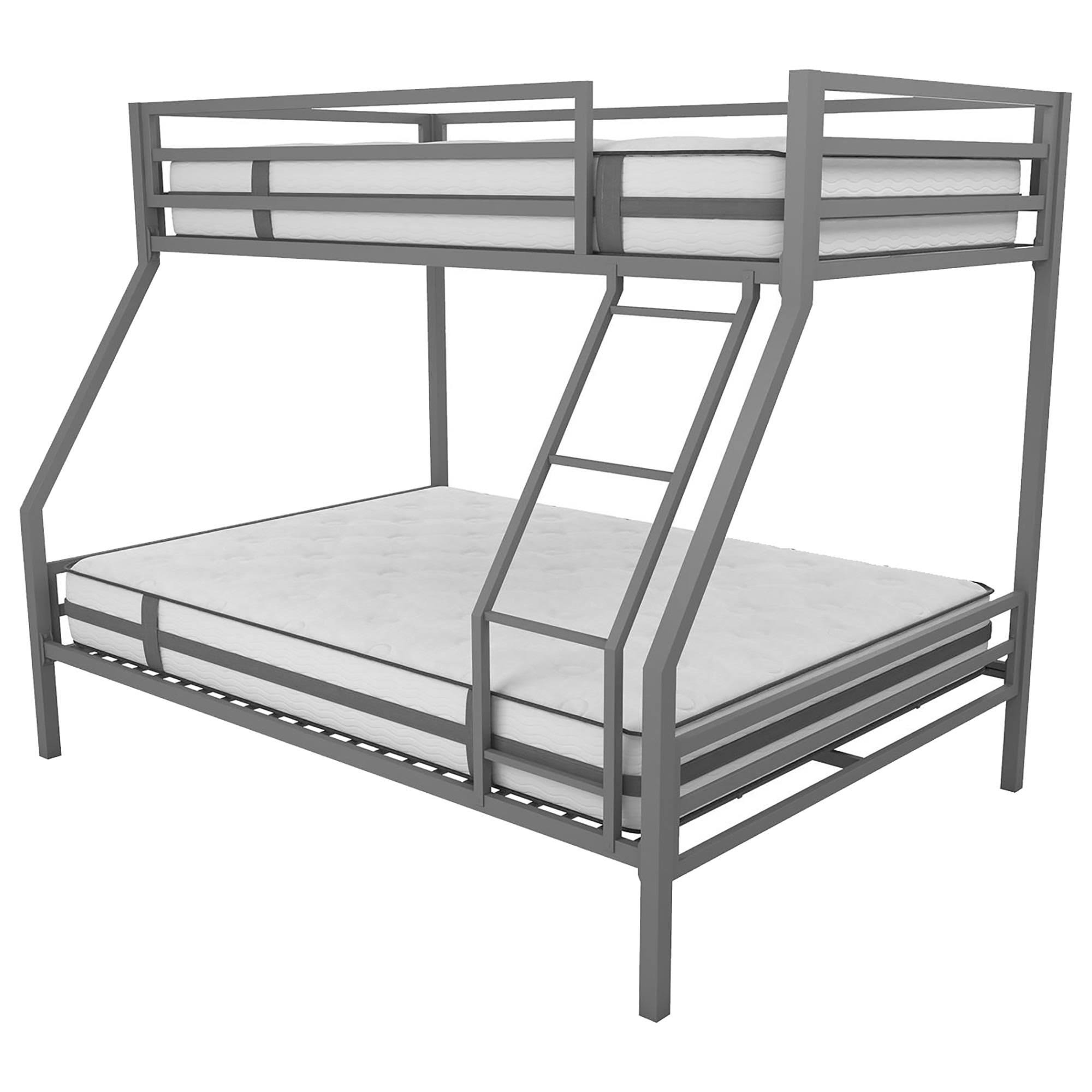 Novogratz Maxwell Twin Over Full Metal Bunk Bed - Gray L6_3FNWIPEI Novogratz Maxwell Twin Over Full Metal Bunk Bed - Gray L6_3FNWIPEI