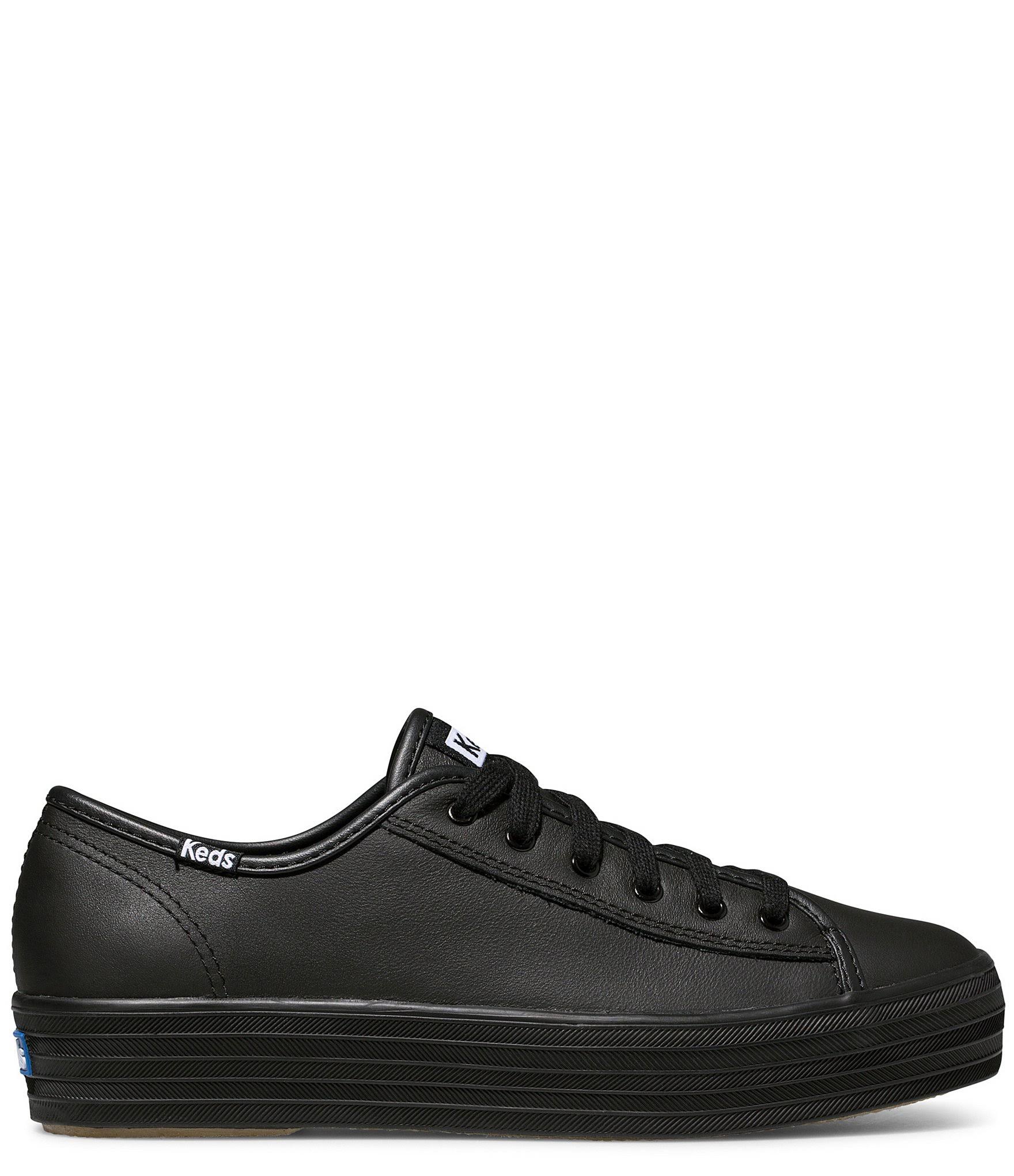 Keds Triple Kick Leather 8.5 Women's White IE_FKJLL5RG
