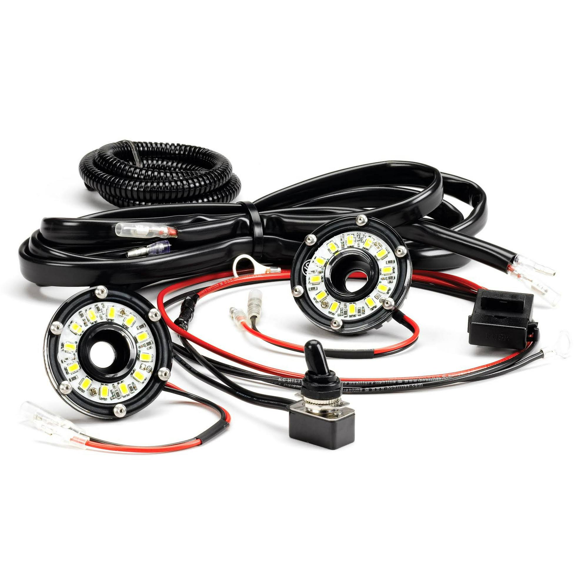 Kc Hilites 355 - Cyclone - Universal Under Hood Led Kit (2 Light) MQ_POER4HY9