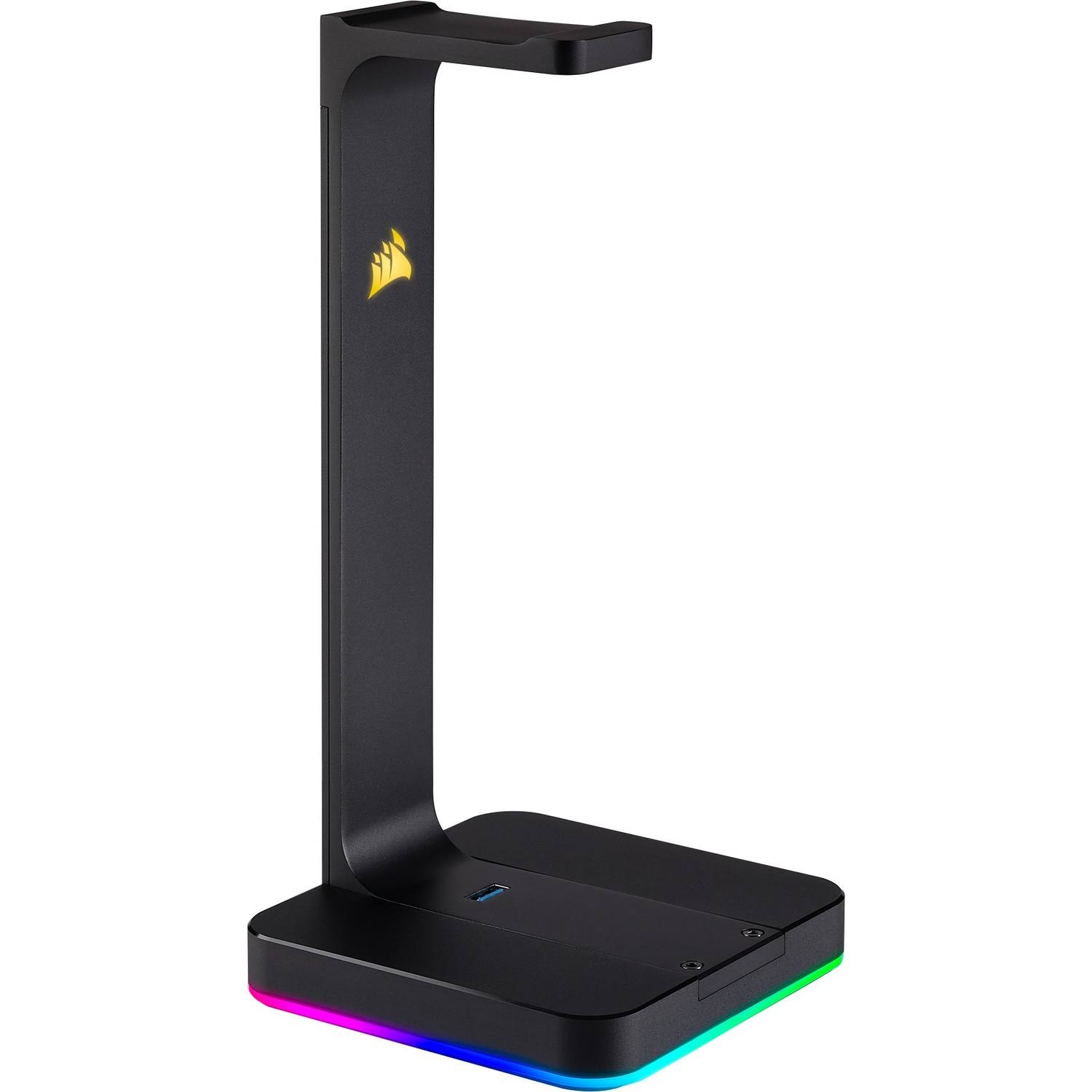 Corsair - Gaming St100 Rgb Premium Headset Stand - Black V3_YLZP54NU Corsair - Gaming St100 Rgb Premium Headset Stand - Black V3_YLZP54NU