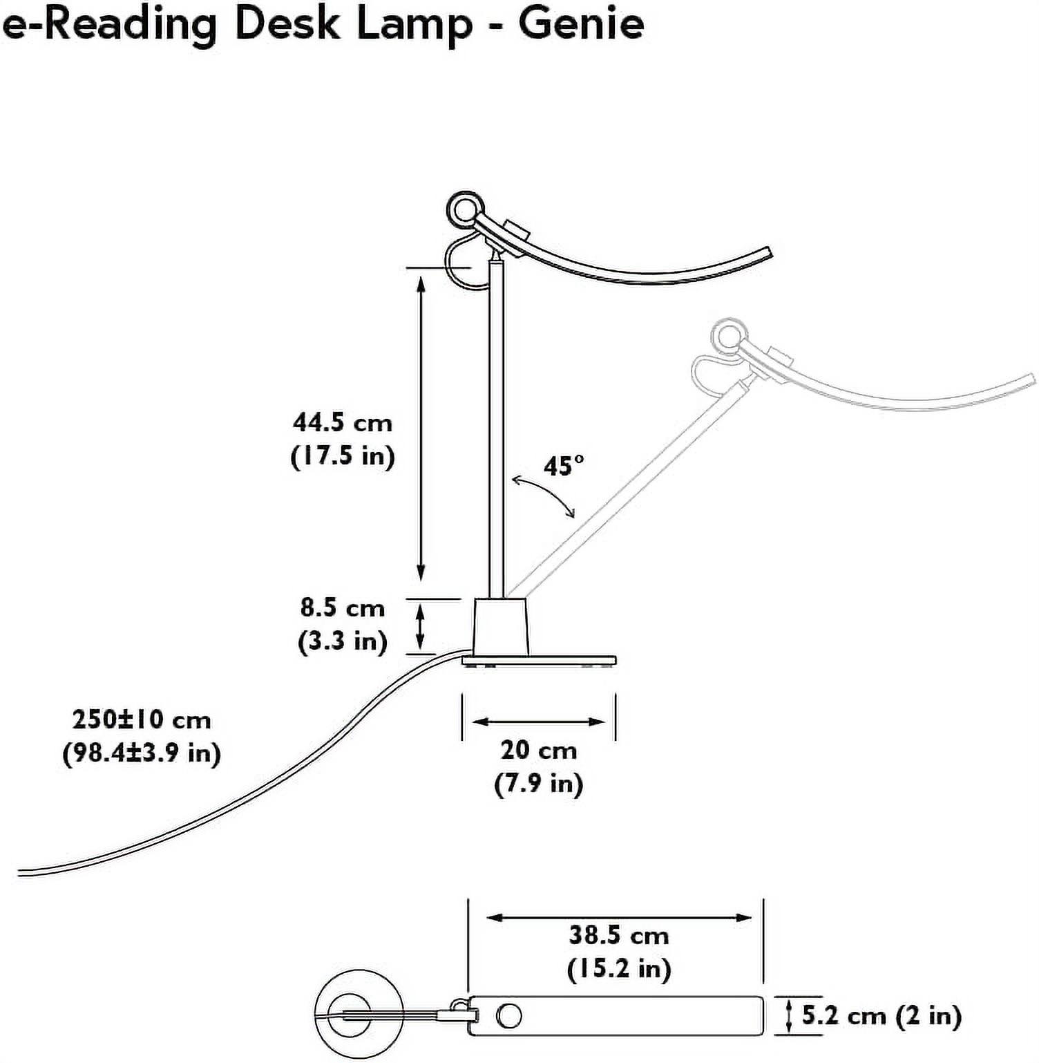 Benq Genie-Silver Genie E-Reading Led Desk Lamp ZX_XSUS8ACM