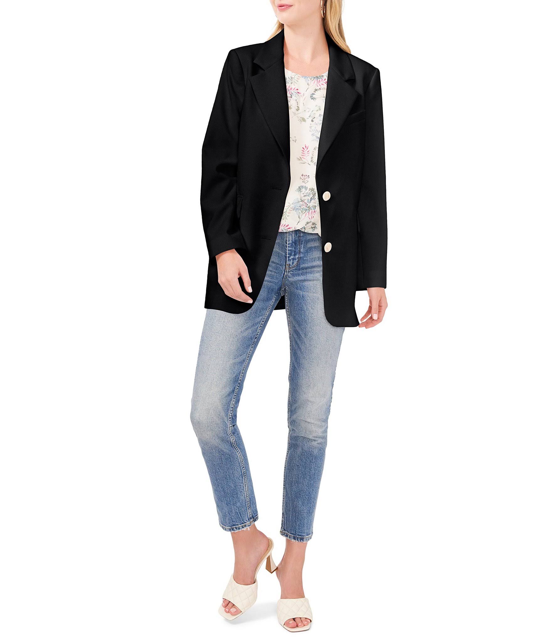 Vince Camuto Women's Notch Collar Blazer - Pink - Size 8 - Hot Pink AL_EJY5DWRP Vince Camuto Women's Notch Collar Blazer - Pink - Size 8 - Hot Pink AL_EJY5DWRP