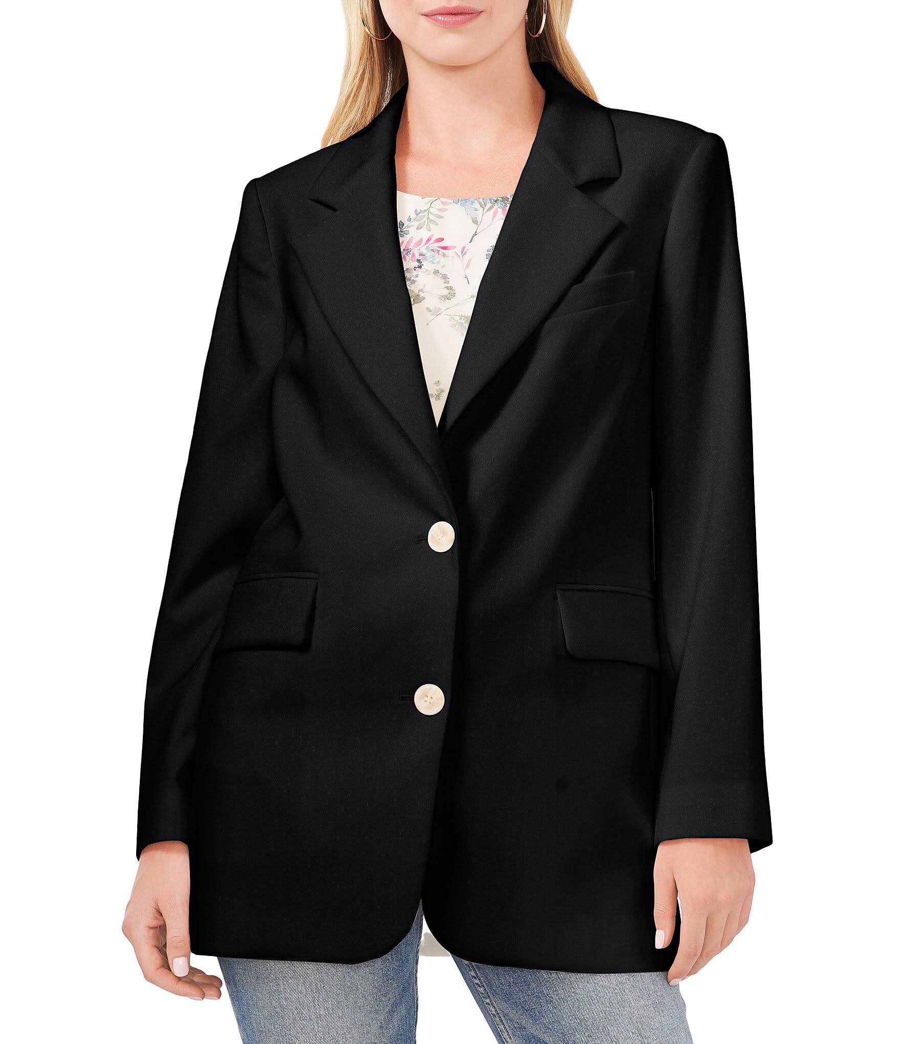 Vince Camuto Women's Notch Collar Blazer - Pink - Size 8 - Hot Pink AL_EJY5DWRP Vince Camuto Women's Notch Collar Blazer - Pink - Size 8 - Hot Pink AL_EJY5DWRP