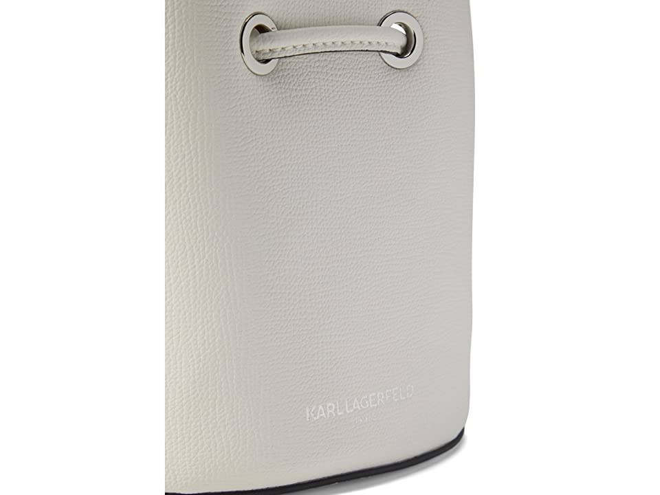 Karl Lagerfeld Paris Maybelle Bucket Handbags Winter White ZK_I34ITGDN Karl Lagerfeld Paris Maybelle Bucket Handbags Winter White ZK_I34ITGDN