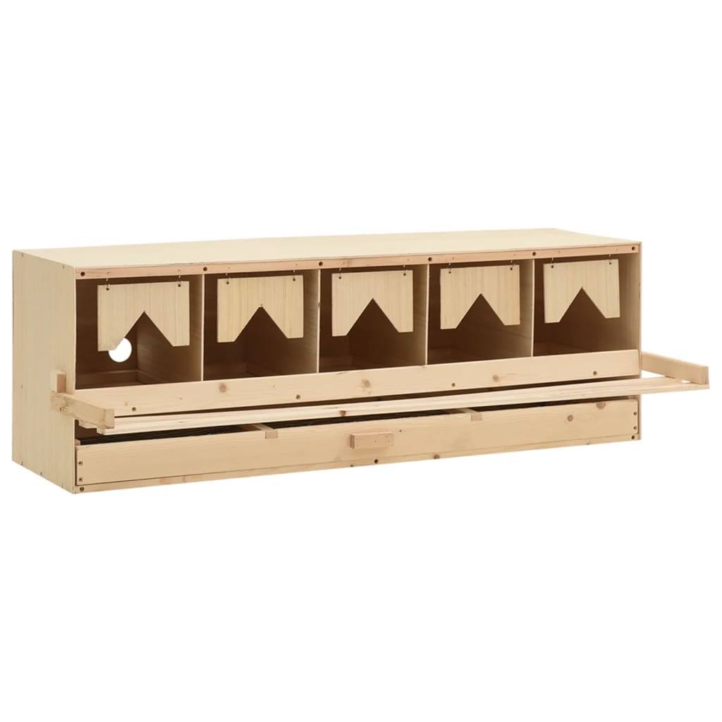 Vidaxl Chicken Laying Nest 5 Compartments 46.1X13X15 Solid Pine Wood V8_XEGYR8ZT Vidaxl Chicken Laying Nest 5 Compartments 46.1X13X15 Solid Pine Wood V8_XEGYR8ZT