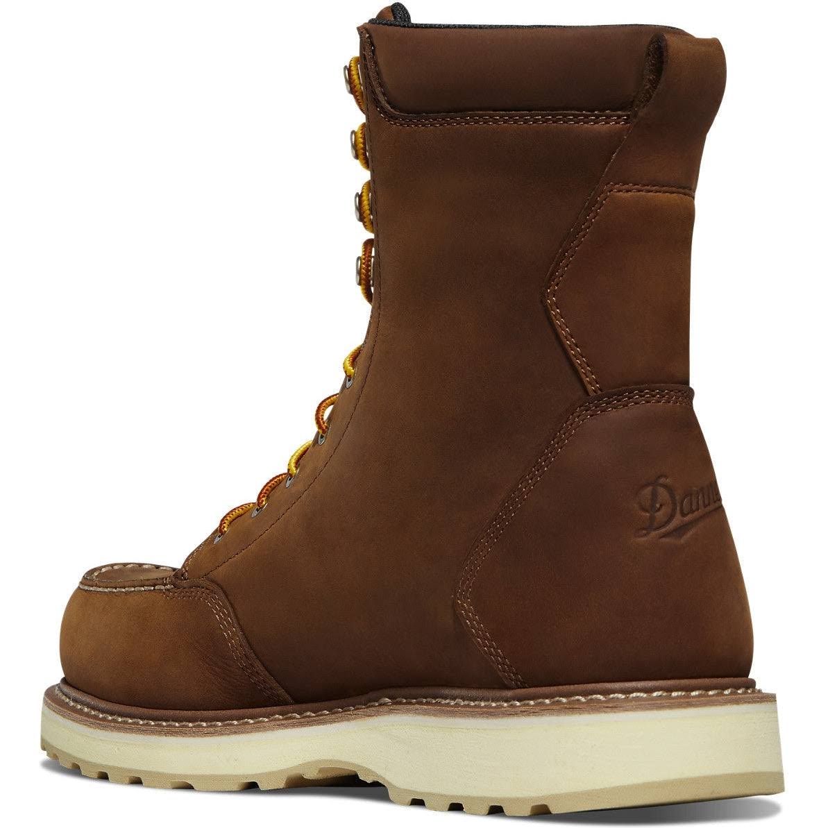 Danner Men's Cedar River Moc Toe 8 Inch Boot - 8 - Brown AV_8UGORIRH