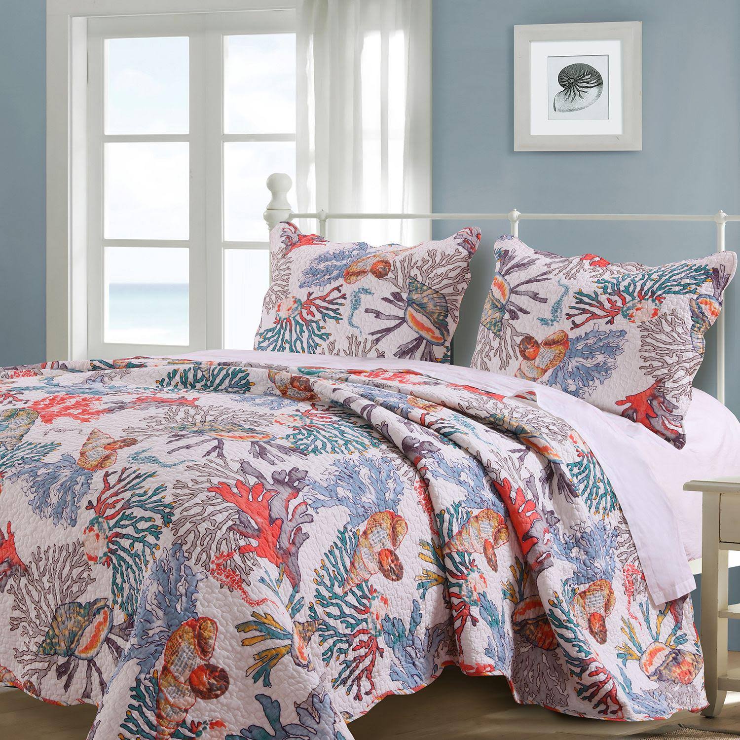 Bungalow Atlantis Quilt Set Twin Jade 1V_FCNVLH2Q