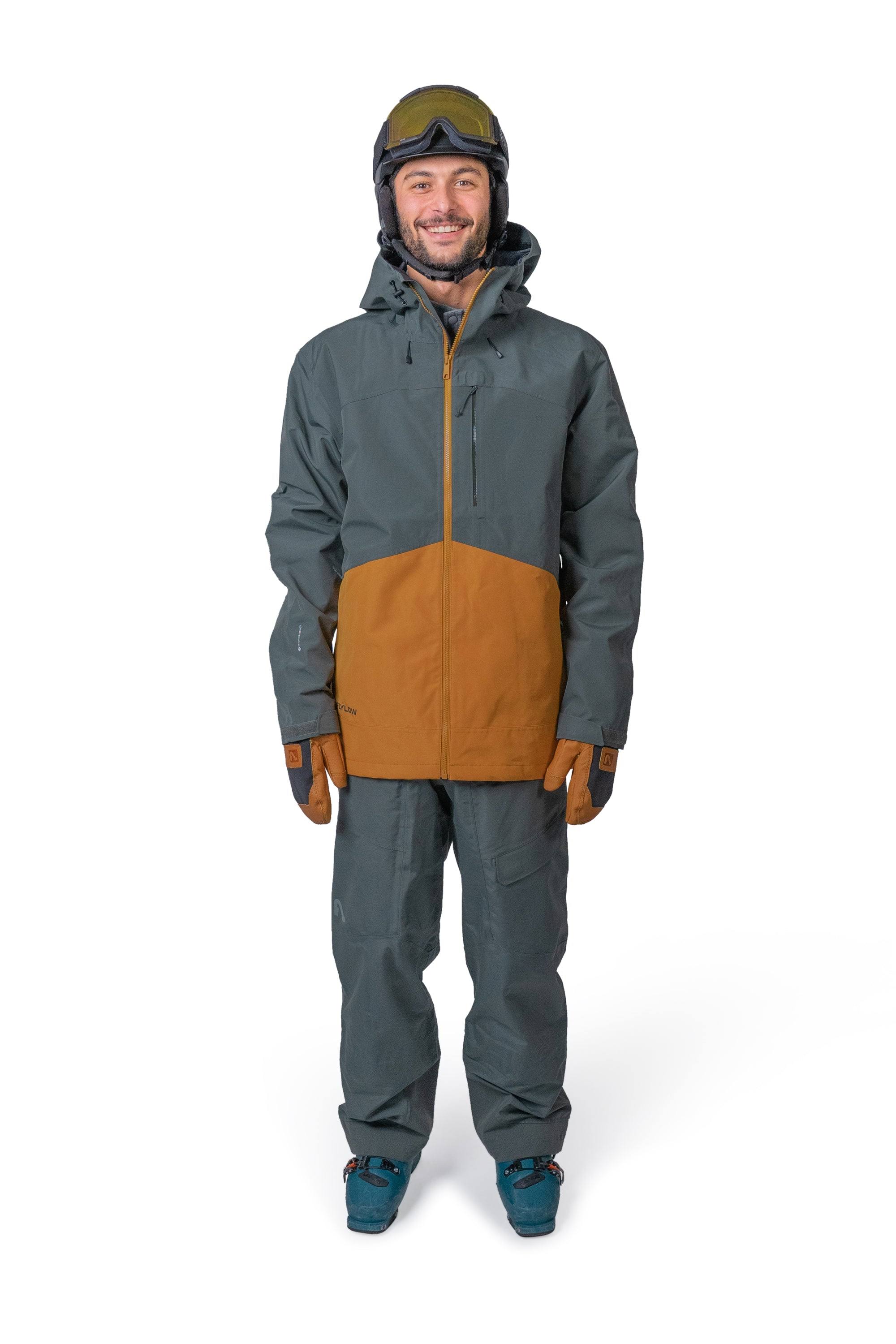 Flylow Knight Jacket Men's- Mercury/ Black V5_TMGCTDLK