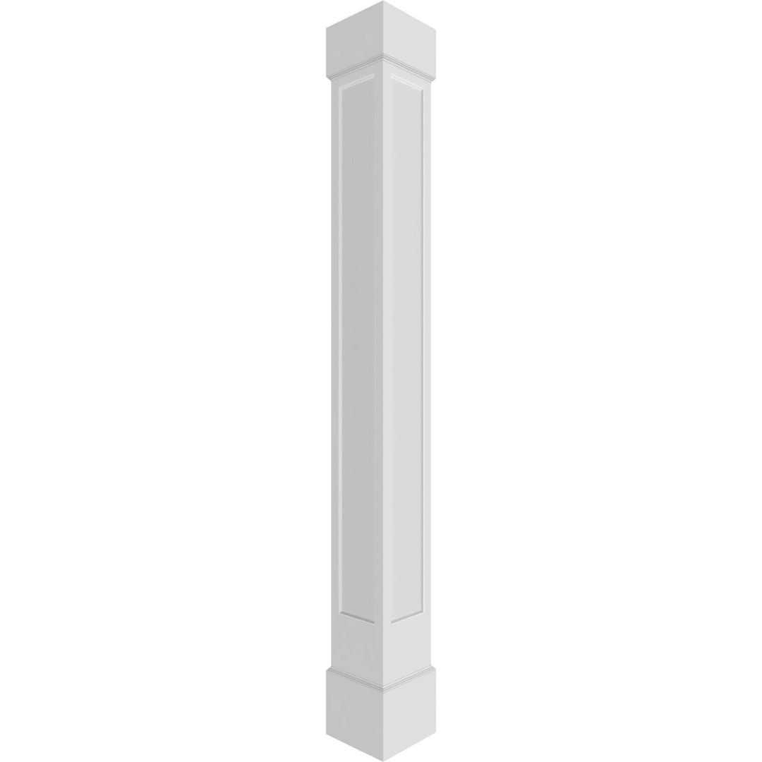 6W X 4'H Craftsman Classic Square Non-Tapered Recessed Panel Column W/ Standard Capital & Base 45_F04QJZP4 6W X 4'H Craftsman Classic Square Non-Tapered Recessed Panel Column W/ Standard Capital & Base 45_F04QJZP4