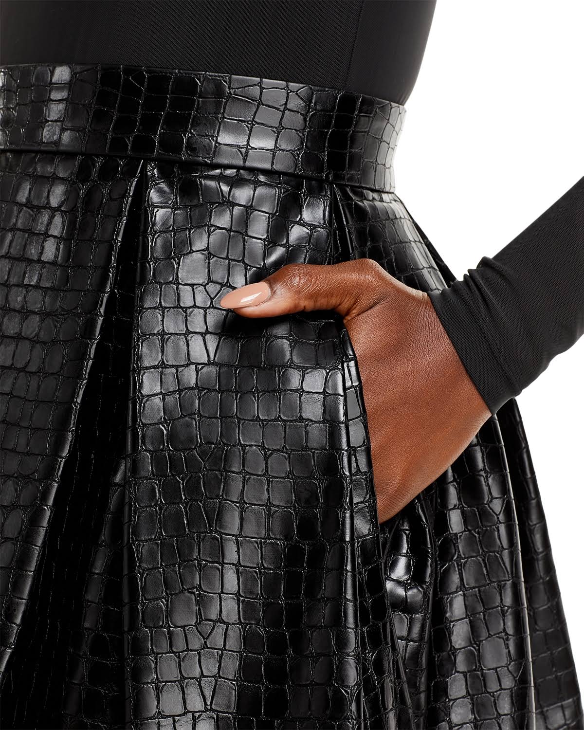 Alice + Olivia Women's Chara Vegan Leather Party Dress - Black - Size 2 73_QISNXNSN Alice + Olivia Women's Chara Vegan Leather Party Dress - Black - Size 2 73_QISNXNSN