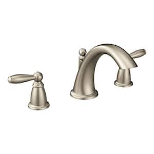 Moen Brantford 2-Handle Deck-Mount Roman Tub Faucet In Brushed Nickel (Valve Included) PP_DZEJKJNV
