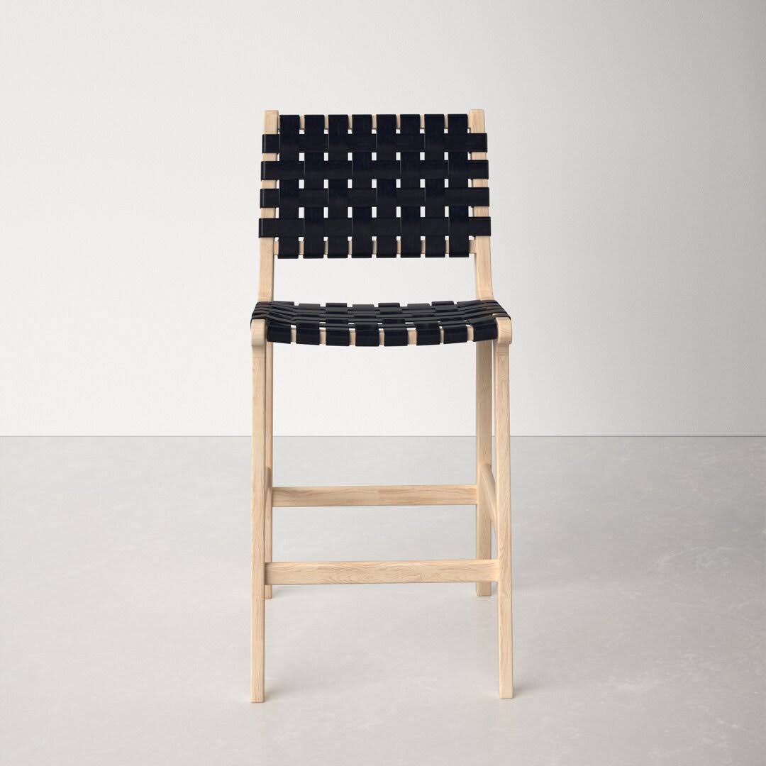 Allmodern Davies 27 Counter Stool Color: Black, Seat Height: Counter Stool 27 Seat Height 65_XQ763HDD