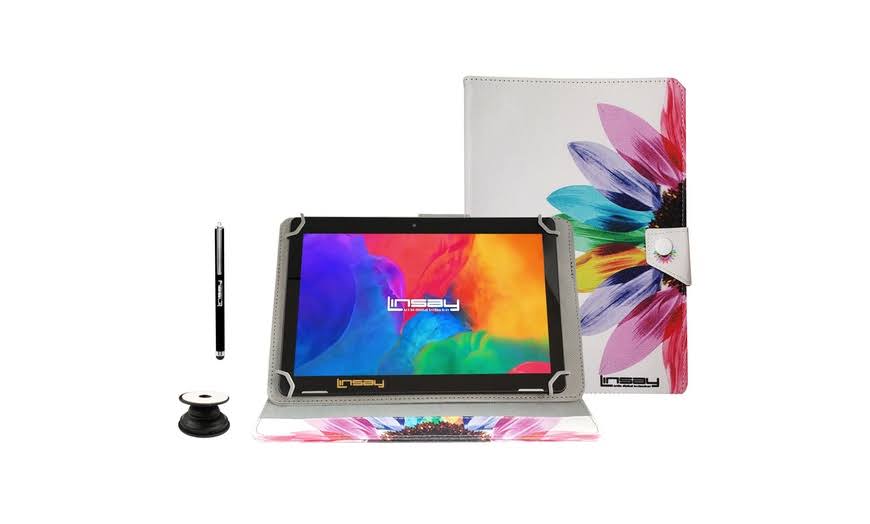 Linsay 10 Ips 32gb Android 12 Tablet W/ Tricolored Marble Case JN_GXZS1YFQ Linsay 10 Ips 32gb Android 12 Tablet W/ Tricolored Marble Case JN_GXZS1YFQ