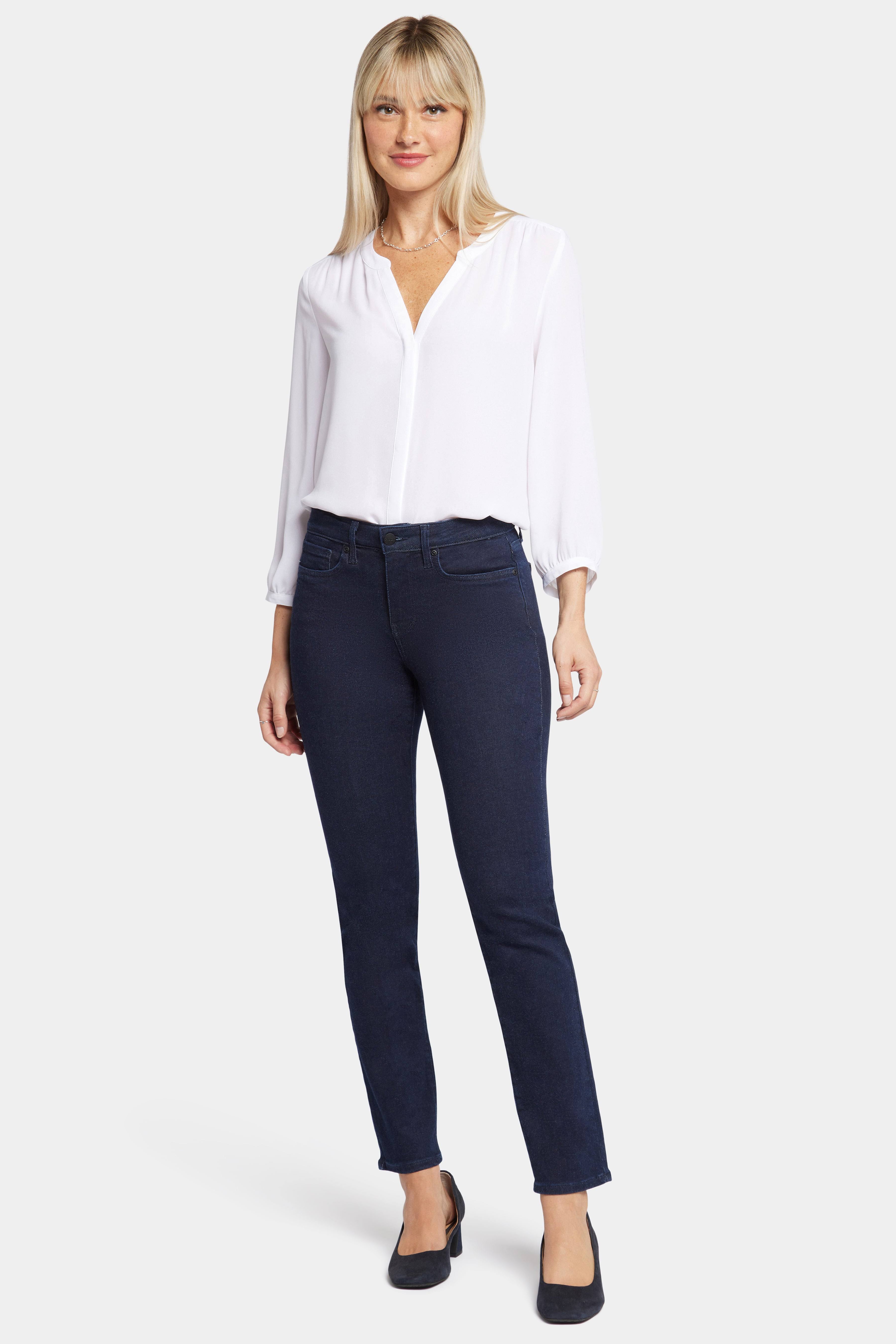 Nydj Women's Sheri Slim Jeans In Haley, Regular, Size: 8 | Denim 6V_KQJSQUMF