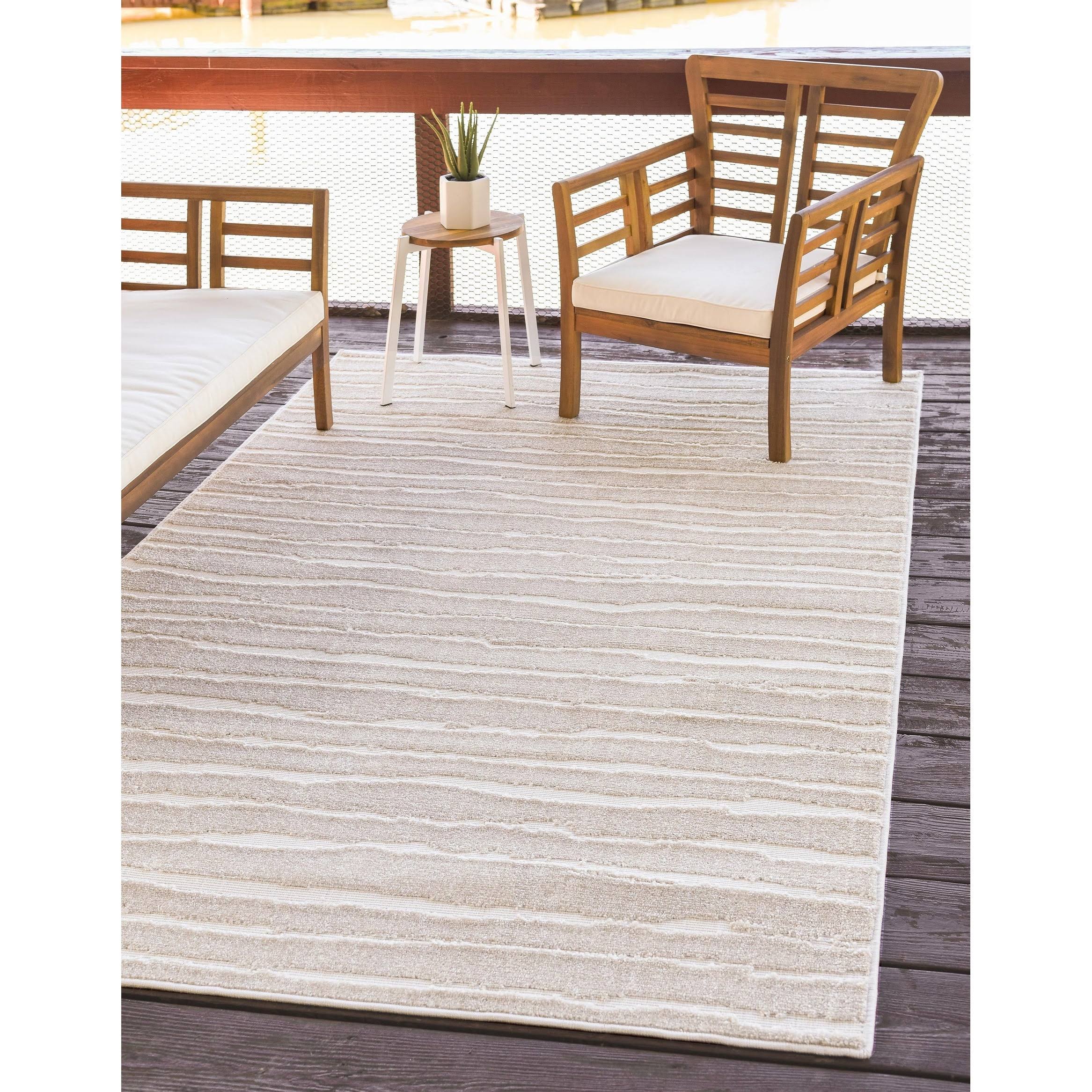 Sabrina Soto Ola Outdoor Rug - 4' X 6' - Light Blue QL_1AAOKDMN Sabrina Soto Ola Outdoor Rug - 4' X 6' - Light Blue QL_1AAOKDMN