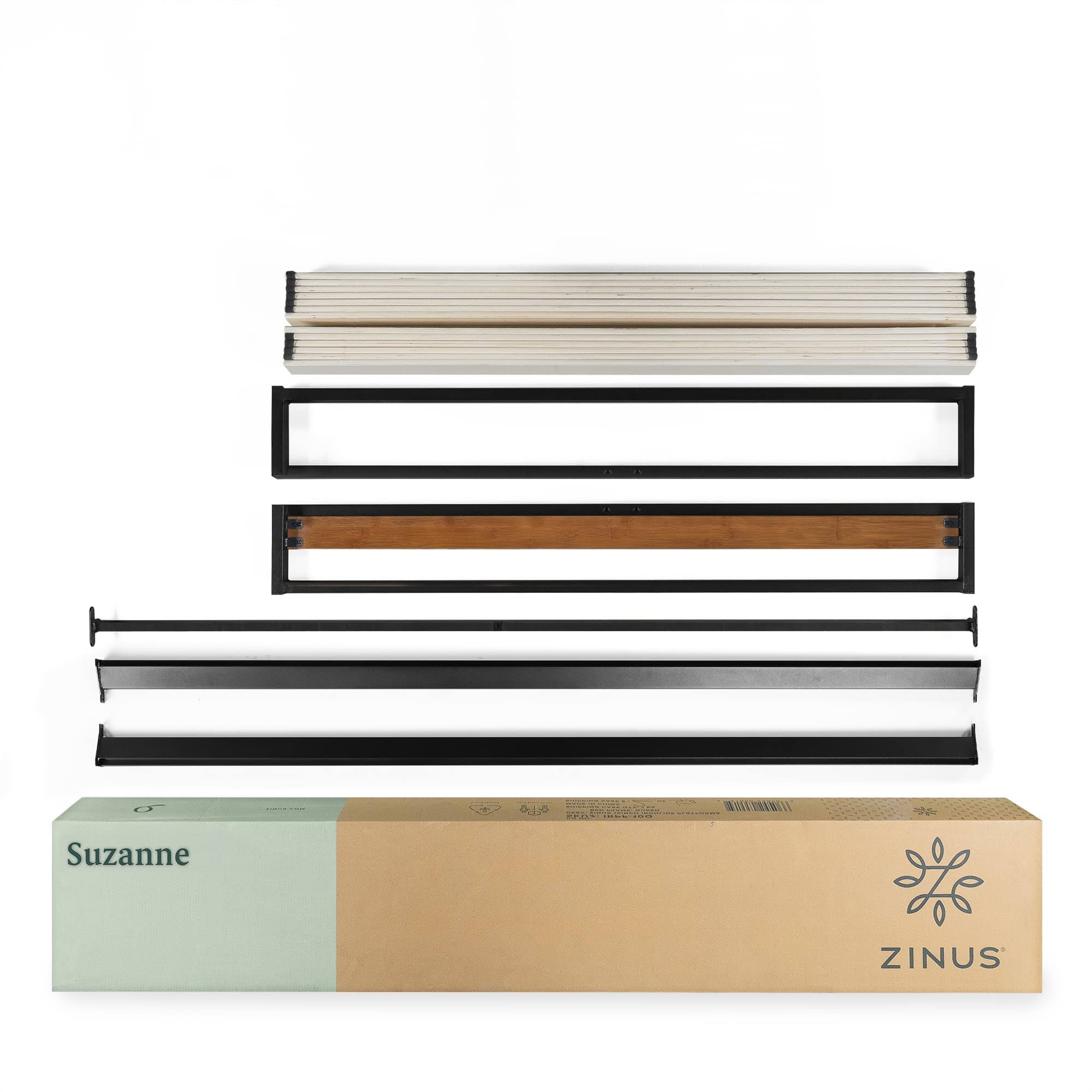 Zinus Good Design Winner Suzanne Brown Queen 6 In. Bamboo And Metal Platforma Bed Frame DI_5YZFNRXX