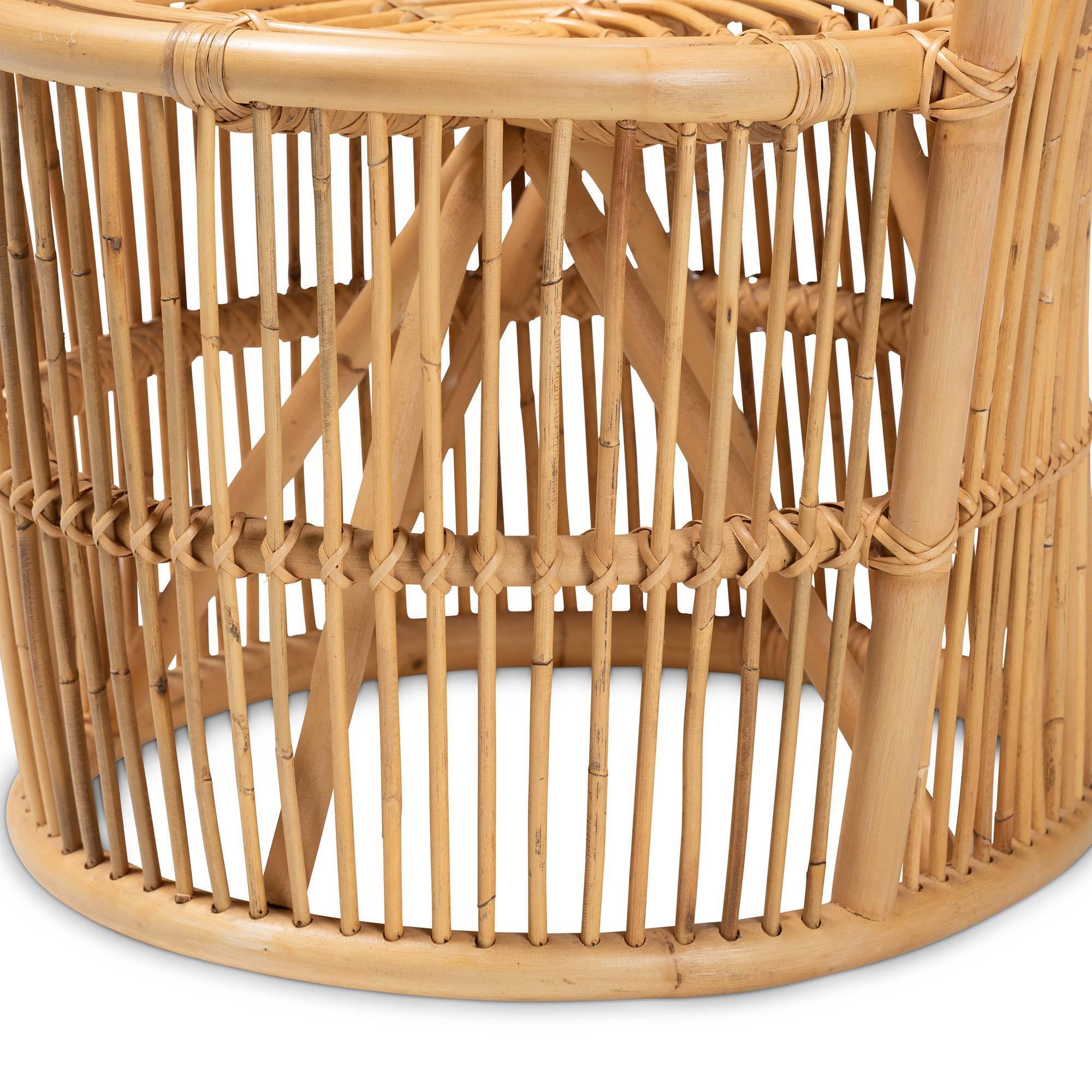 Baxton Studio Narva Modern Bohemian Natural Brown Rattan Accent Chair CB_XHAXYRKX Baxton Studio Narva Modern Bohemian Natural Brown Rattan Accent Chair CB_XHAXYRKX