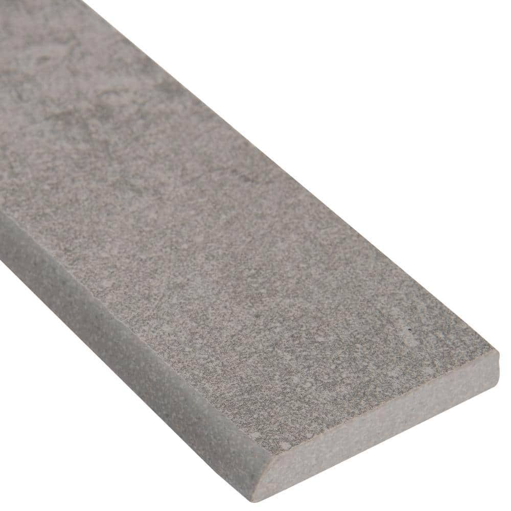 Msi Converto Grigio Bullnose 2.12 In. X 24 In. Matte Porcelain Wall Tile (12 Sq. Ft./Case), Concerto Grigio XA_SKJM25SK