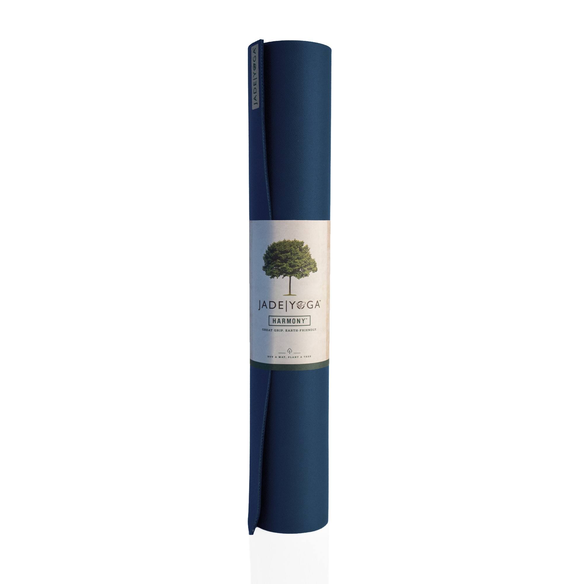 Jade Yoga Harmony Yoga Mat, Midnight Blue HF_QUCAIESZ