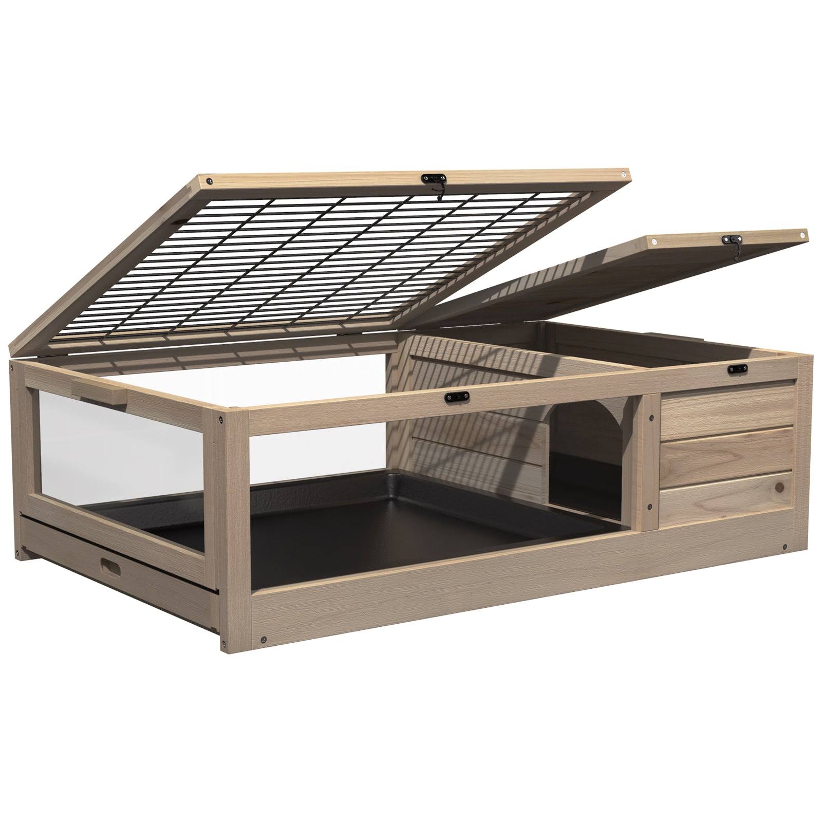 Wood Tortoise House Indoor Turtle Habitat Reptile Cage Removable Waterproof Tray, Boy's, Size: 7.1, Beige RW_U5Y9LKYP Wood Tortoise House Indoor Turtle Habitat Reptile Cage Removable Waterproof Tray, Boy's, Size: 7.1, Beige RW_U5Y9LKYP