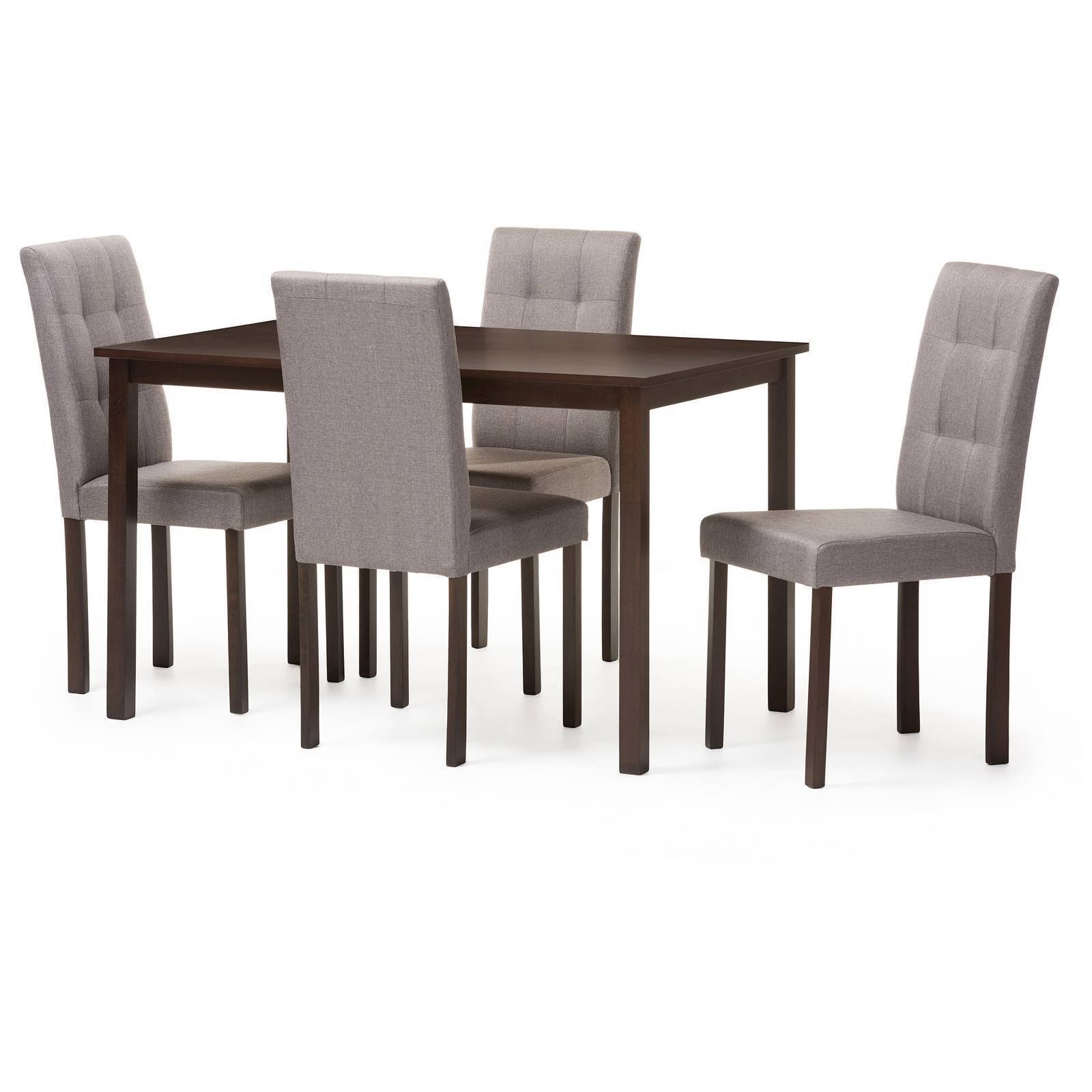 Wholesale Interiors Baxton Studio 5 Piece Dining Set, Gray DV_IDRIX1RH