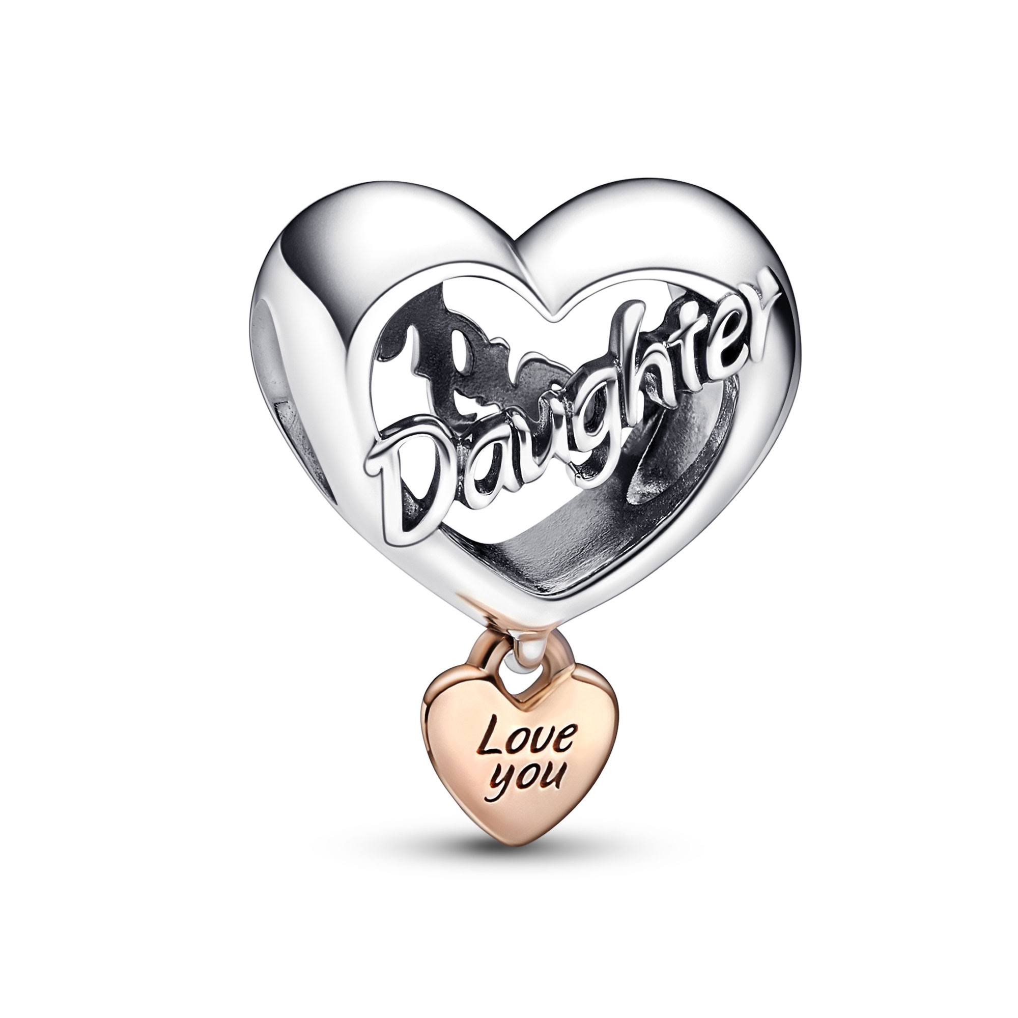 Pandora Rose Love You Daughter Heart Charm - 782327c00 3D_O5ALS3KH Pandora Rose Love You Daughter Heart Charm - 782327c00 3D_O5ALS3KH