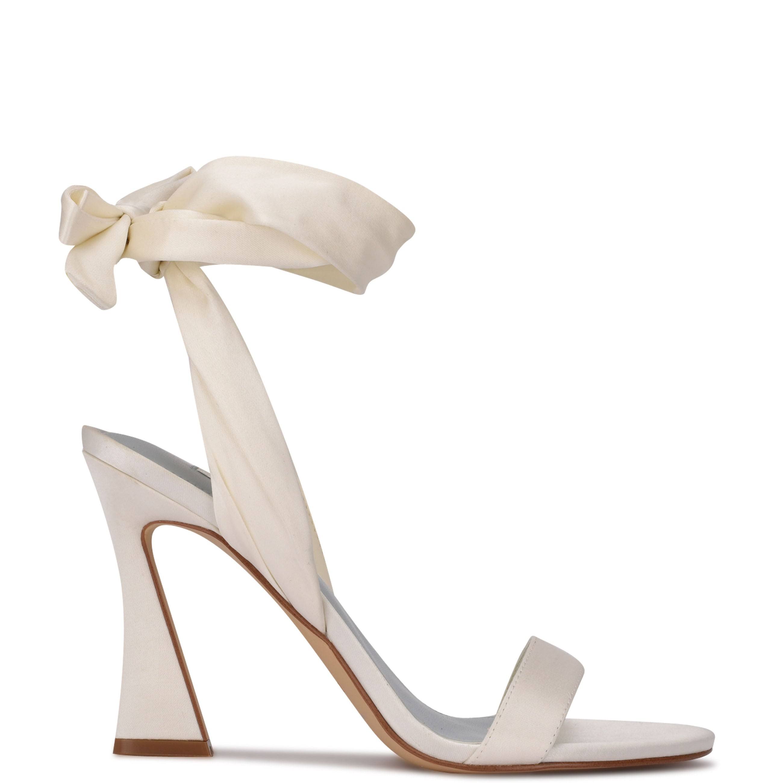 Nine West Kelsie Women's Heeled Dress Sandals, Size: 5.5, White FX_NOCZFWXZ Nine West Kelsie Women's Heeled Dress Sandals, Size: 5.5, White FX_NOCZFWXZ