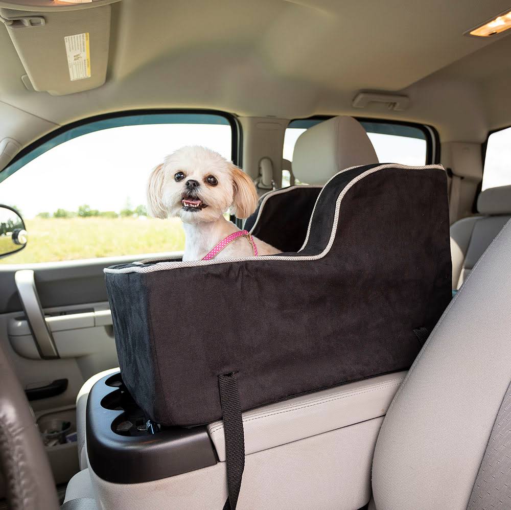 Snoozer High Back Pet Seat, Extra Large, Black/Herringbone 7P_8JQJWXQ4
