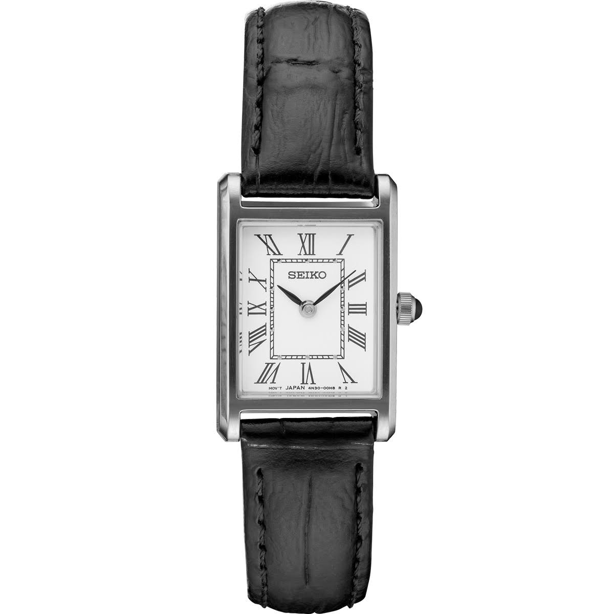 Seiko Quartz White Dial Black Leather Ladies Watch Swr053 SG_XWQIEDMP Seiko Quartz White Dial Black Leather Ladies Watch Swr053 SG_XWQIEDMP