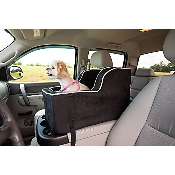 Snoozer High Back Pet Seat, Extra Large, Black/Herringbone 7P_8JQJWXQ4