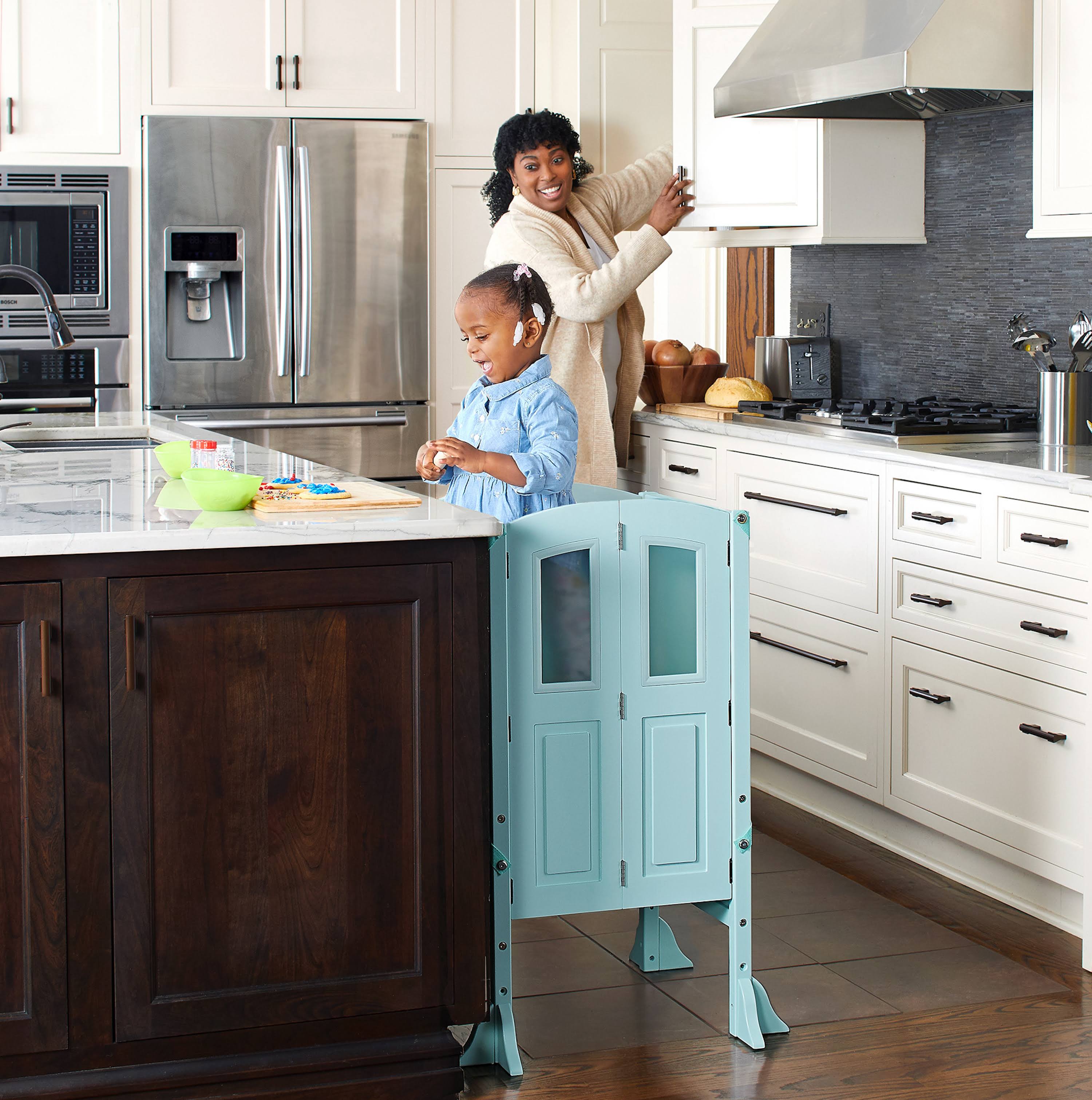 Martha Stewart Kitchen Helper Stool - Mint 1P_HAKFEKJY