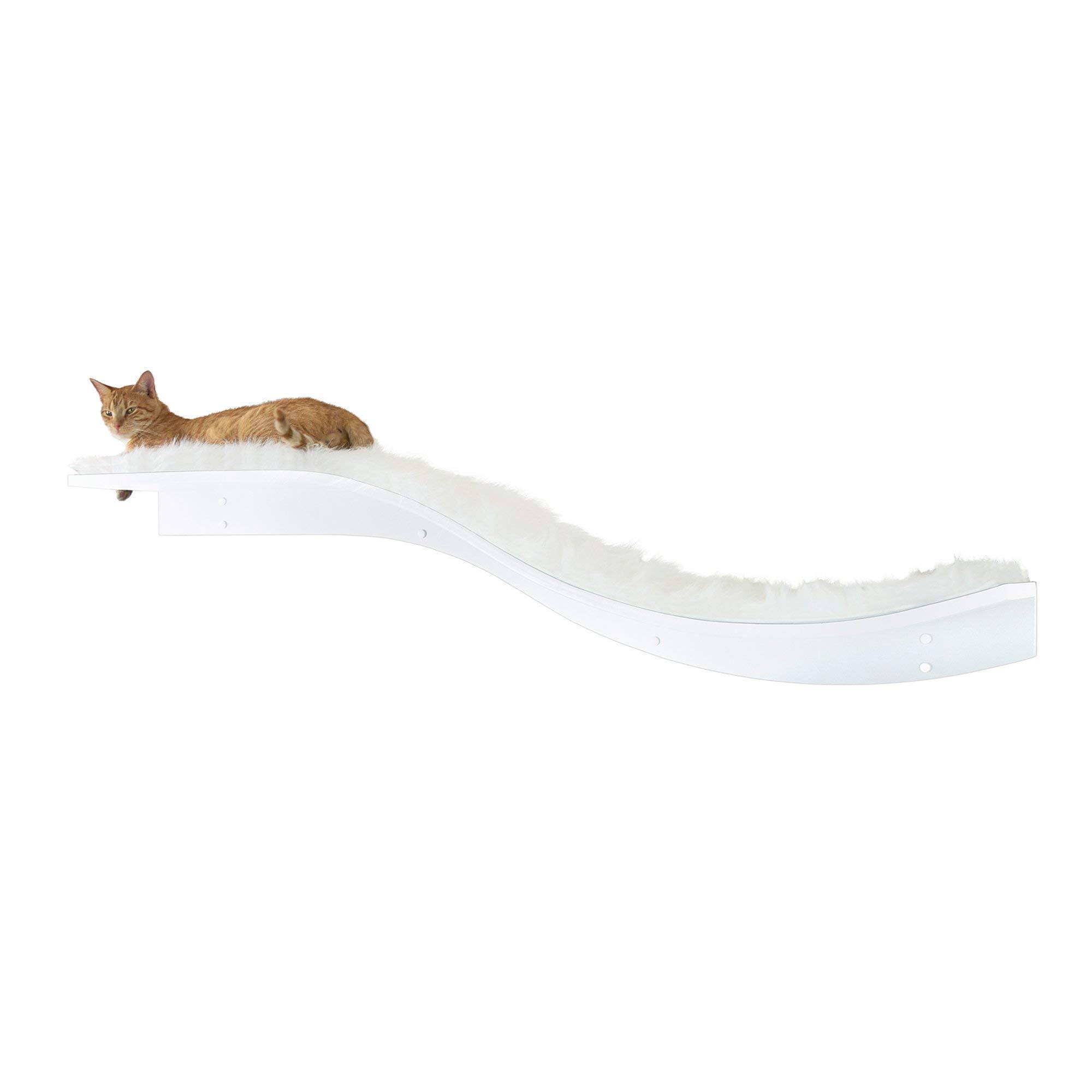 The Refined Feline Lotus Branch Cat Shelf - Mahogany OM_1FTFWZYJ The Refined Feline Lotus Branch Cat Shelf - Mahogany OM_1FTFWZYJ