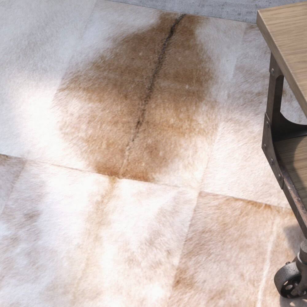 Fazeley Geometric Handwoven Natural Cowhide Area Rug Foundry Select Rug Size: Rectangle 3 X 5 6U_HROS1IDK